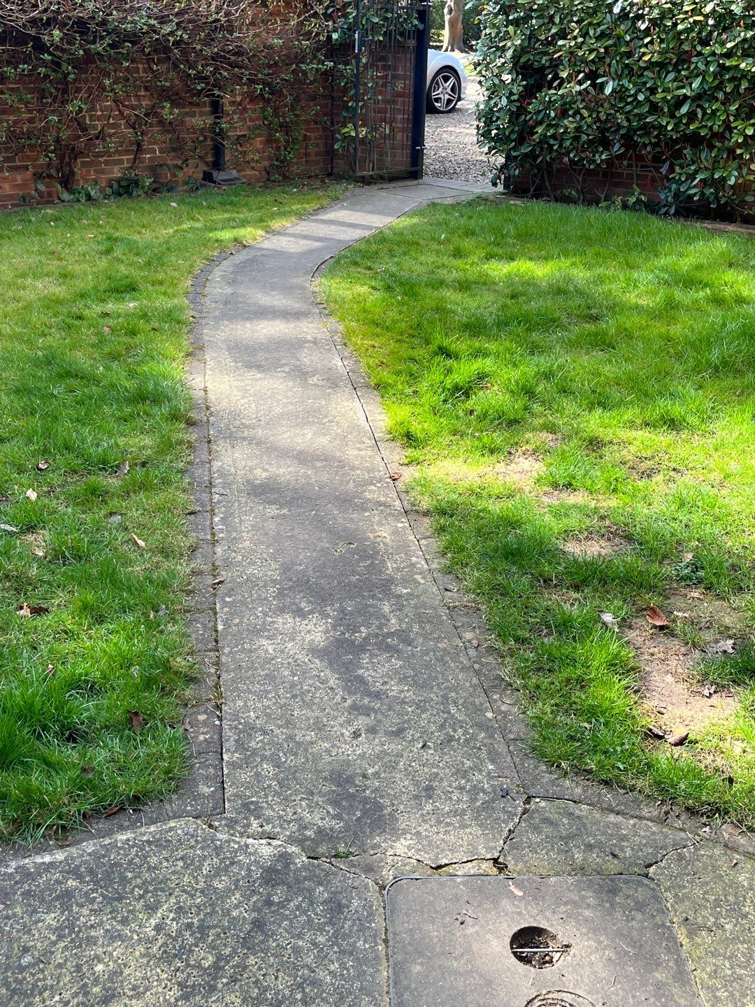 Patio Clean using 18inch Whirlaway FSC by Ges Exterior Cleaning ltd