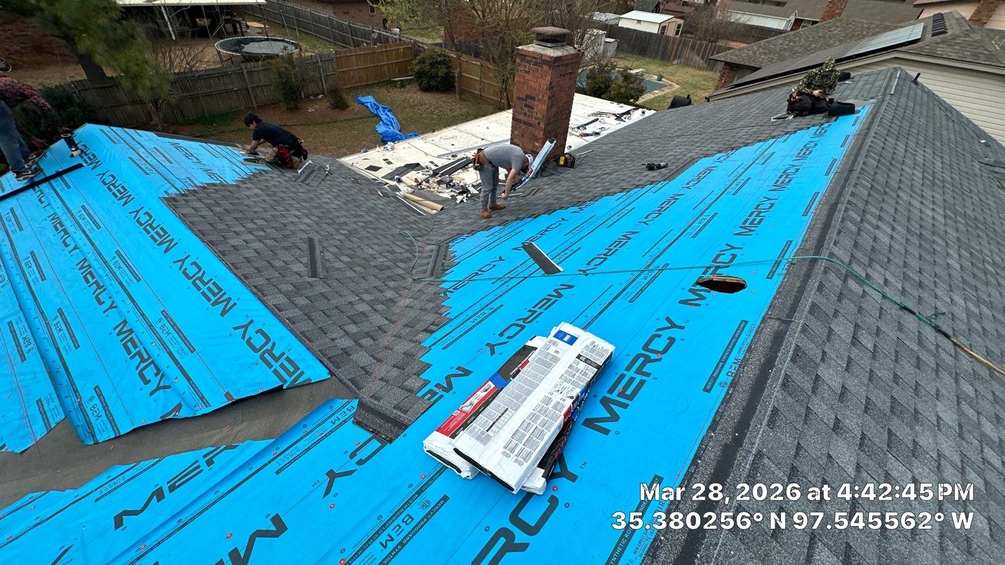 Project in Oklahoma City by Icon Roofing And Construction