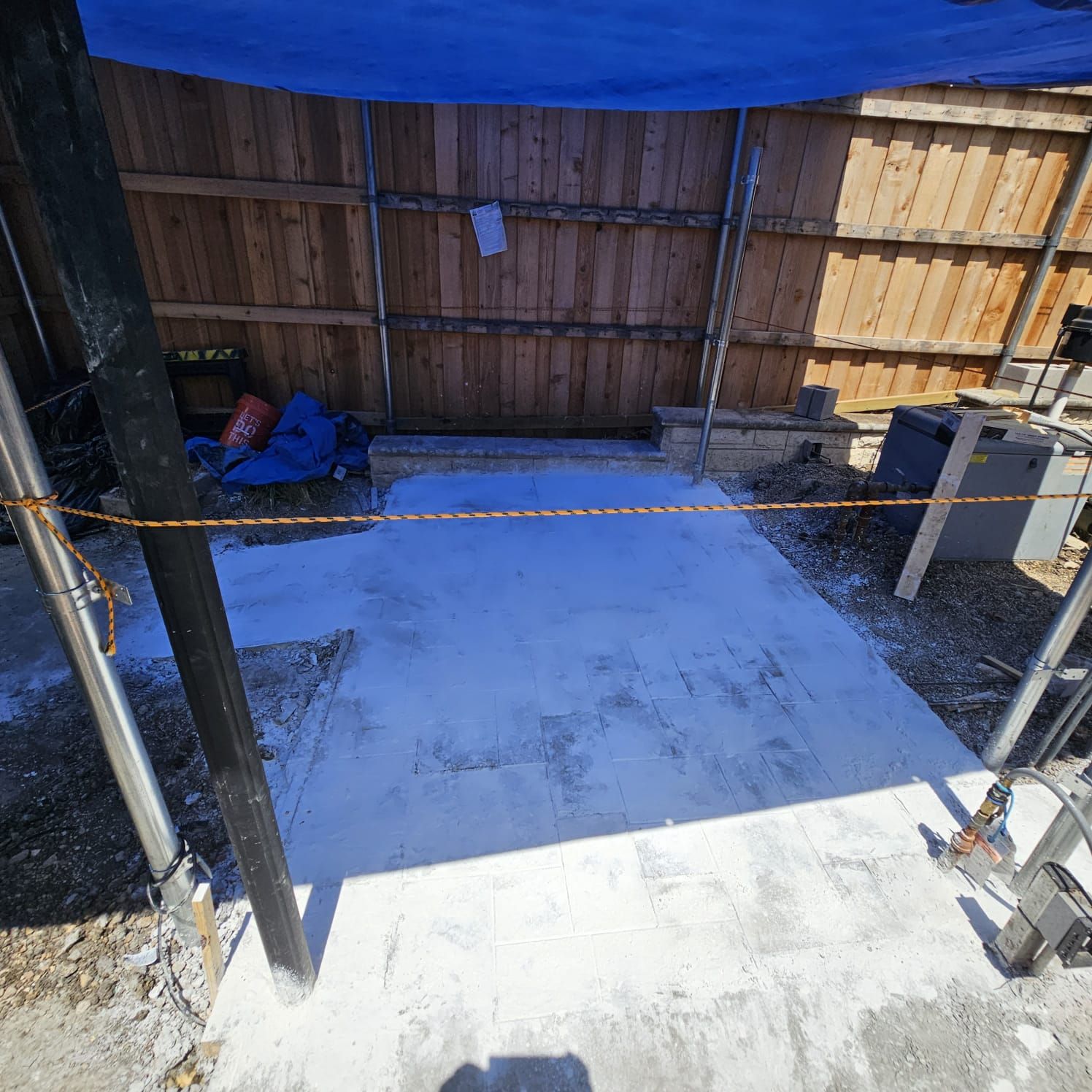 Fence & Concrete Patio by EL-GC LLC 