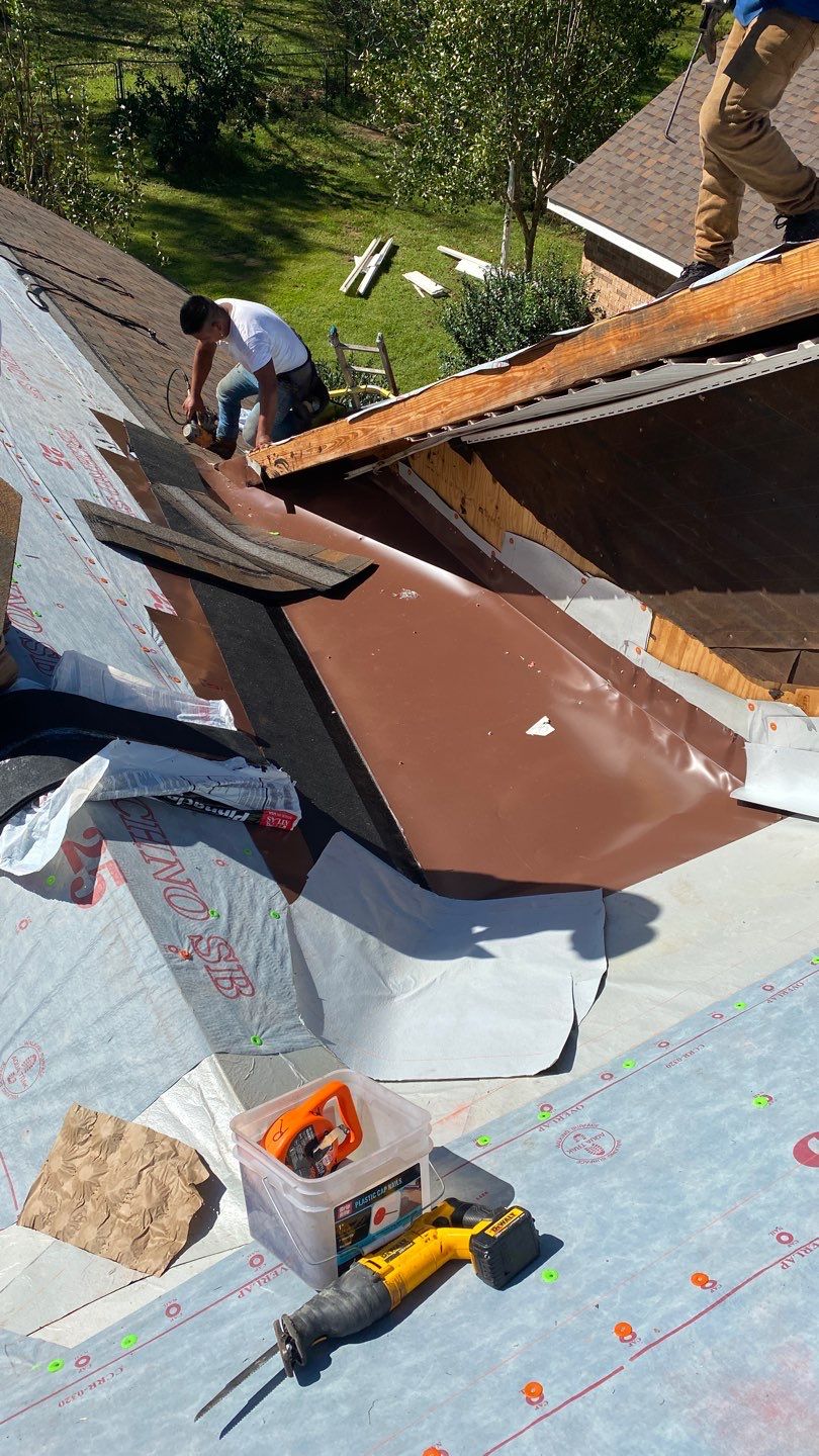 Residential Roofing Installation using Roof Replacement by American Roofing & Construction LLC
