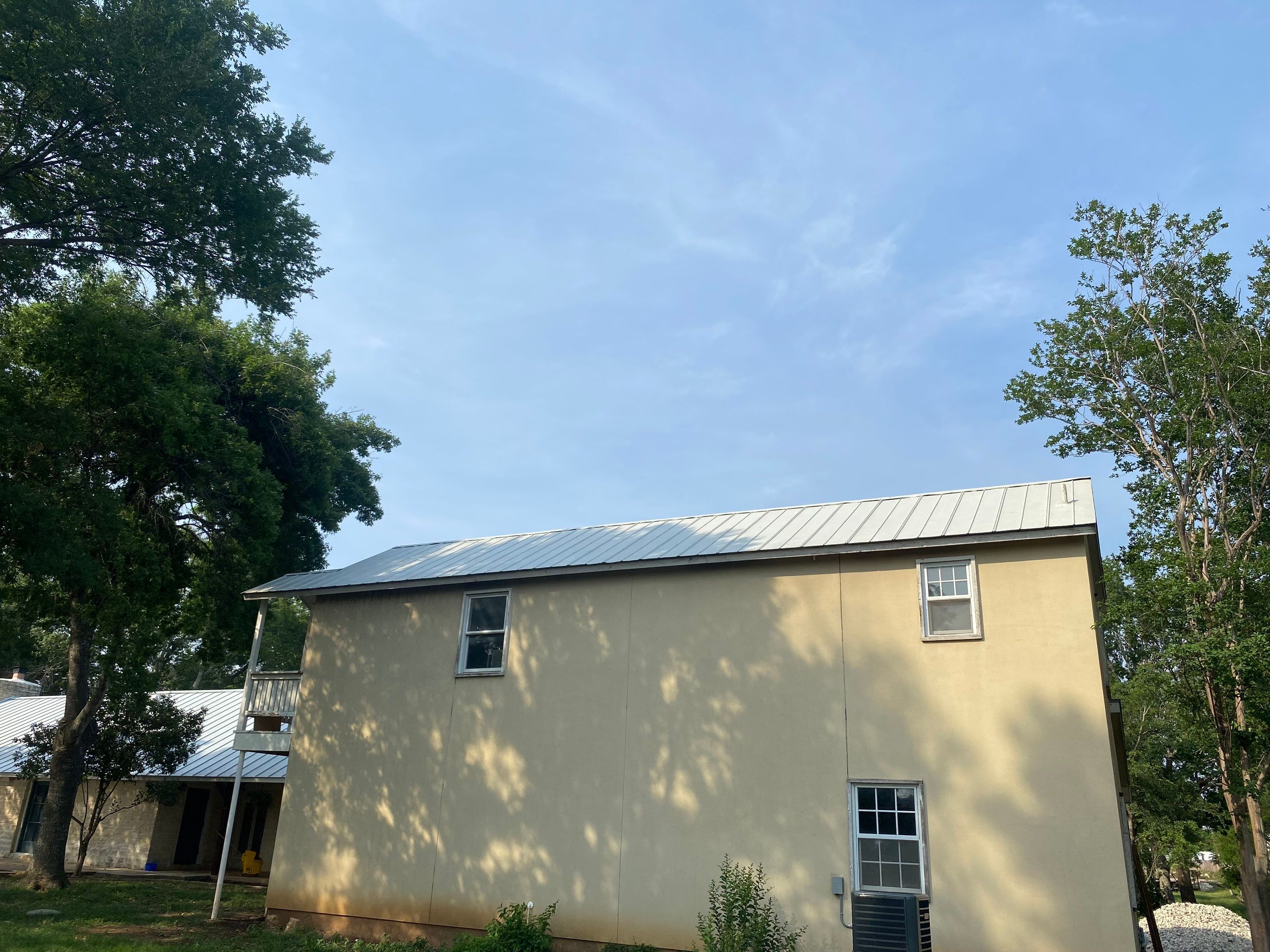 Metal roof clean & coating by Cool Roofs