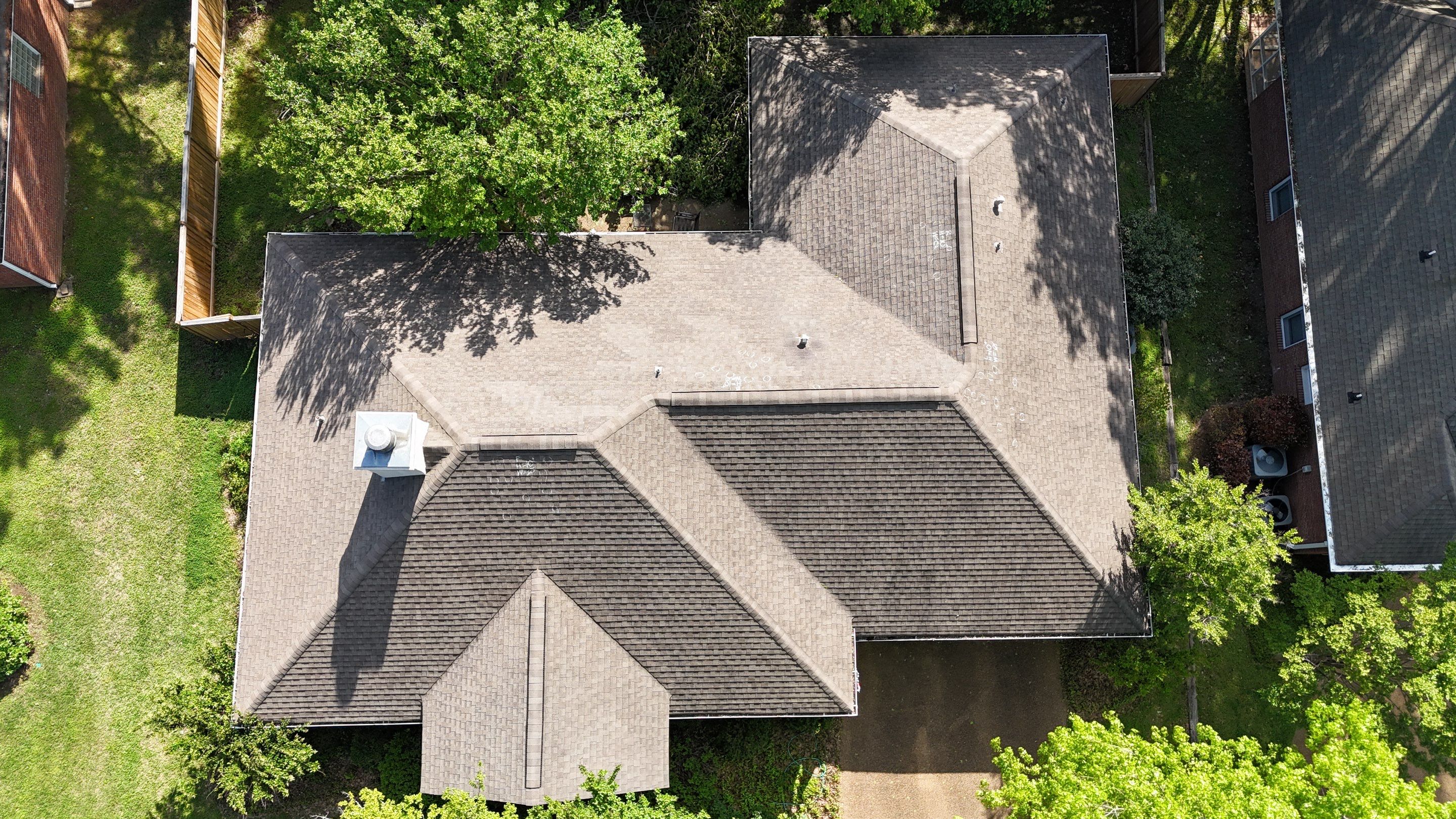 GAF 50-Year Weathered Wood  by Roberson Construction LLC