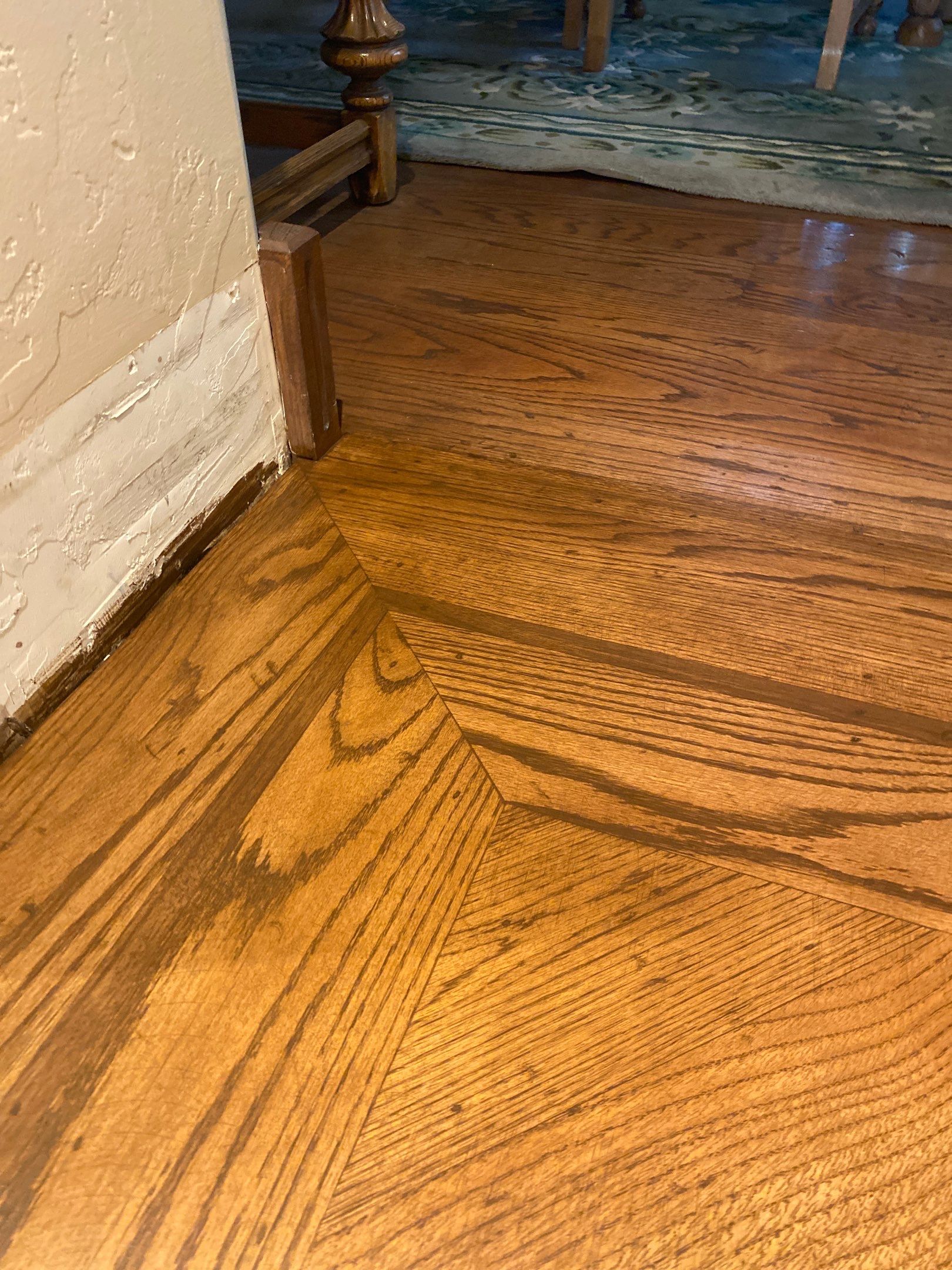 Flood damaged floor repair by Footprints Floors South Sacramento