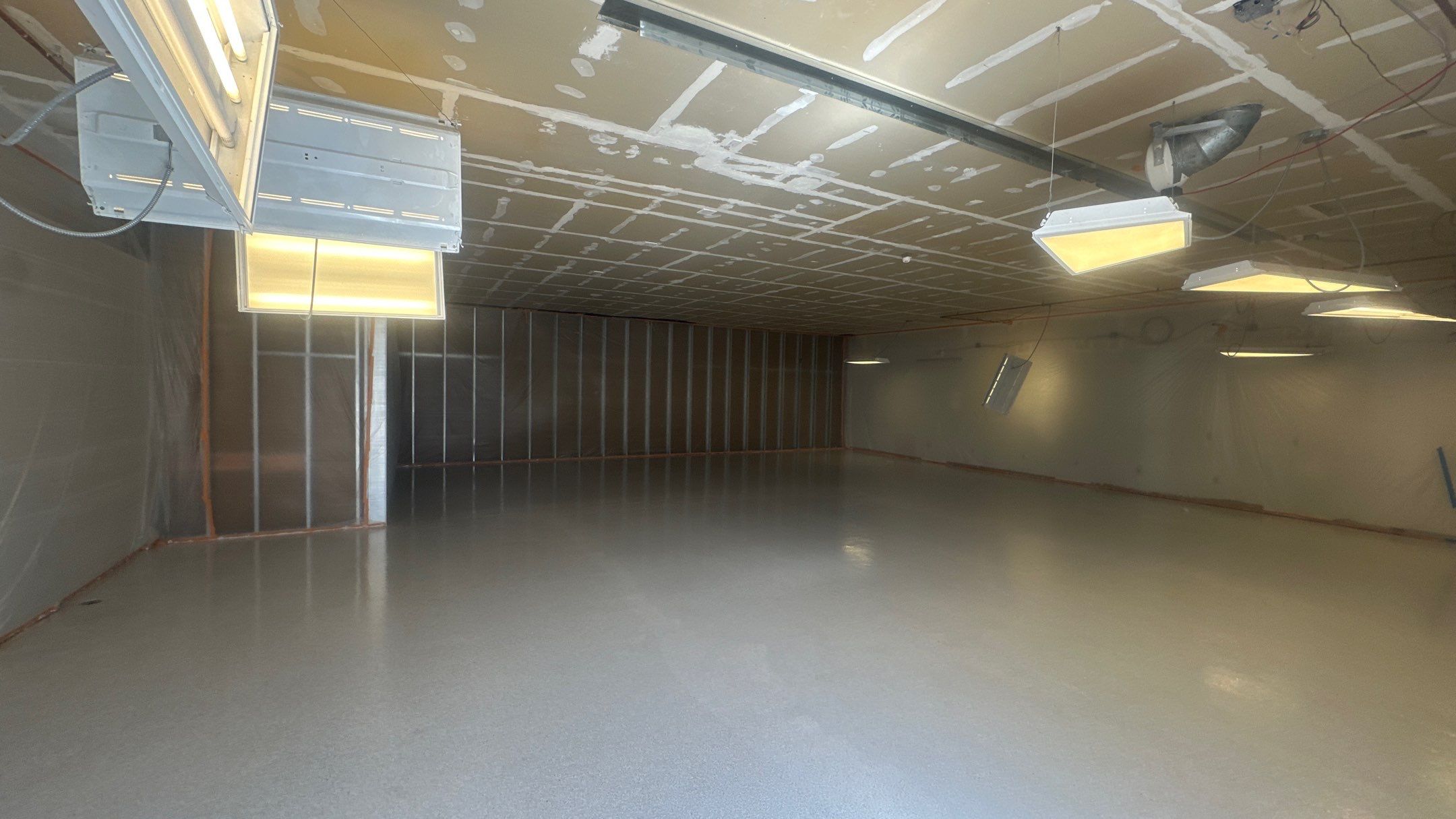 Commercial Floor Transformation using Ash Colorway by Croc Coatings, LLC