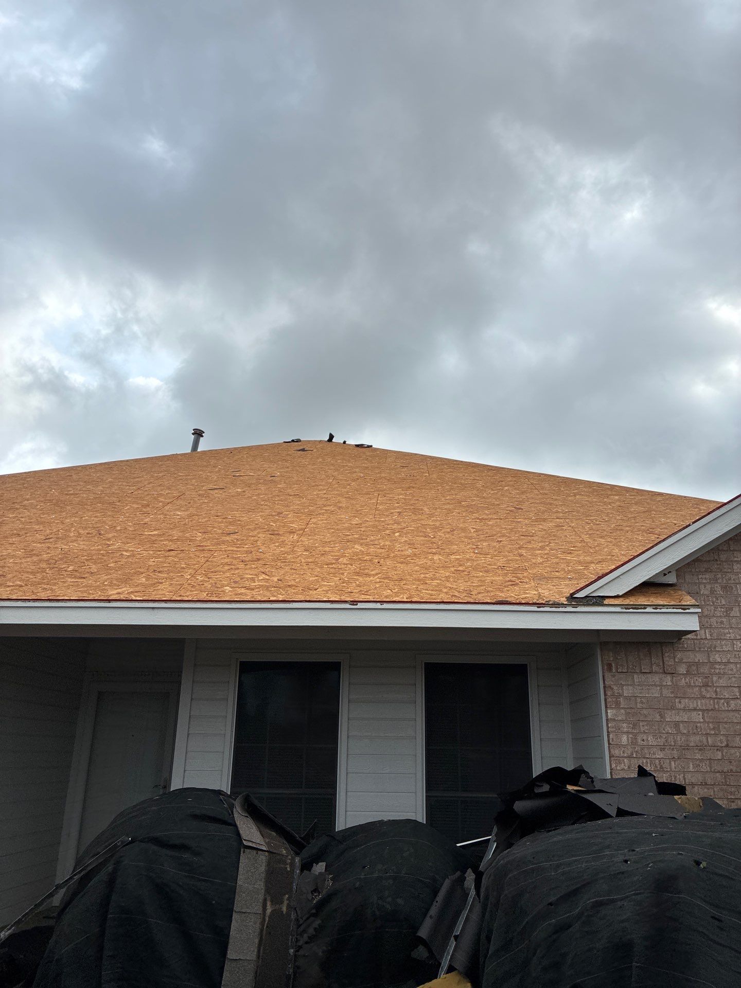 Cleburne Storm Restoration In time for Closing. by Berry Good Roofing 
