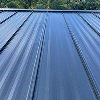 .032 Aluminum 1" Nail-Strip Matte Black by Total Roofing System The Metal Roof Experts