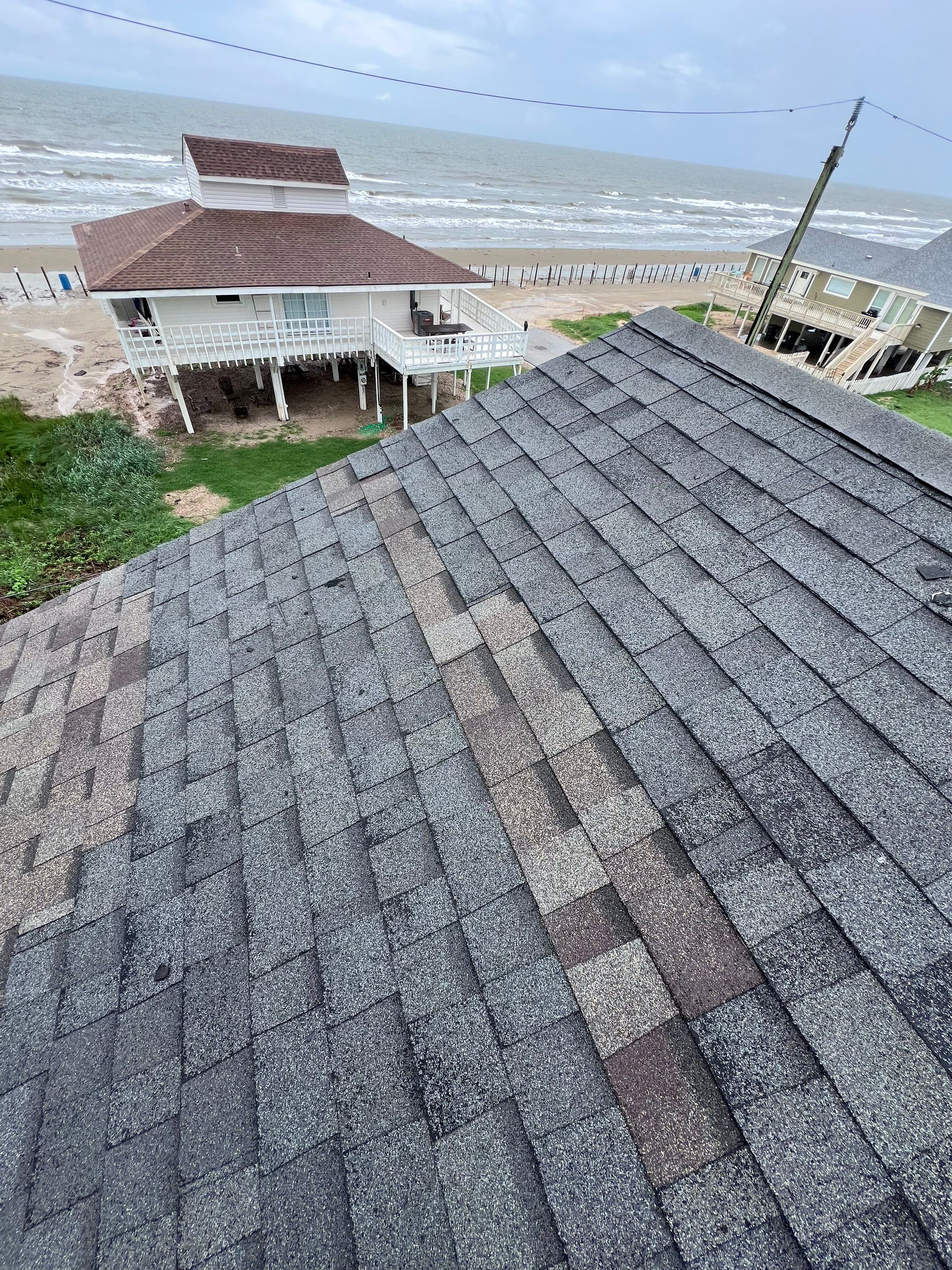 Hail Damage using Owen's Corning Duration (Lifetime) Shingles by Roof Repair Company