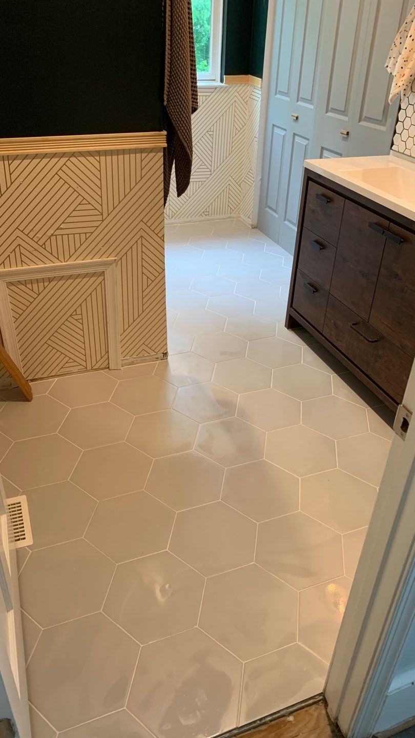 Bathroom Tiling by Greenspring Construction Services