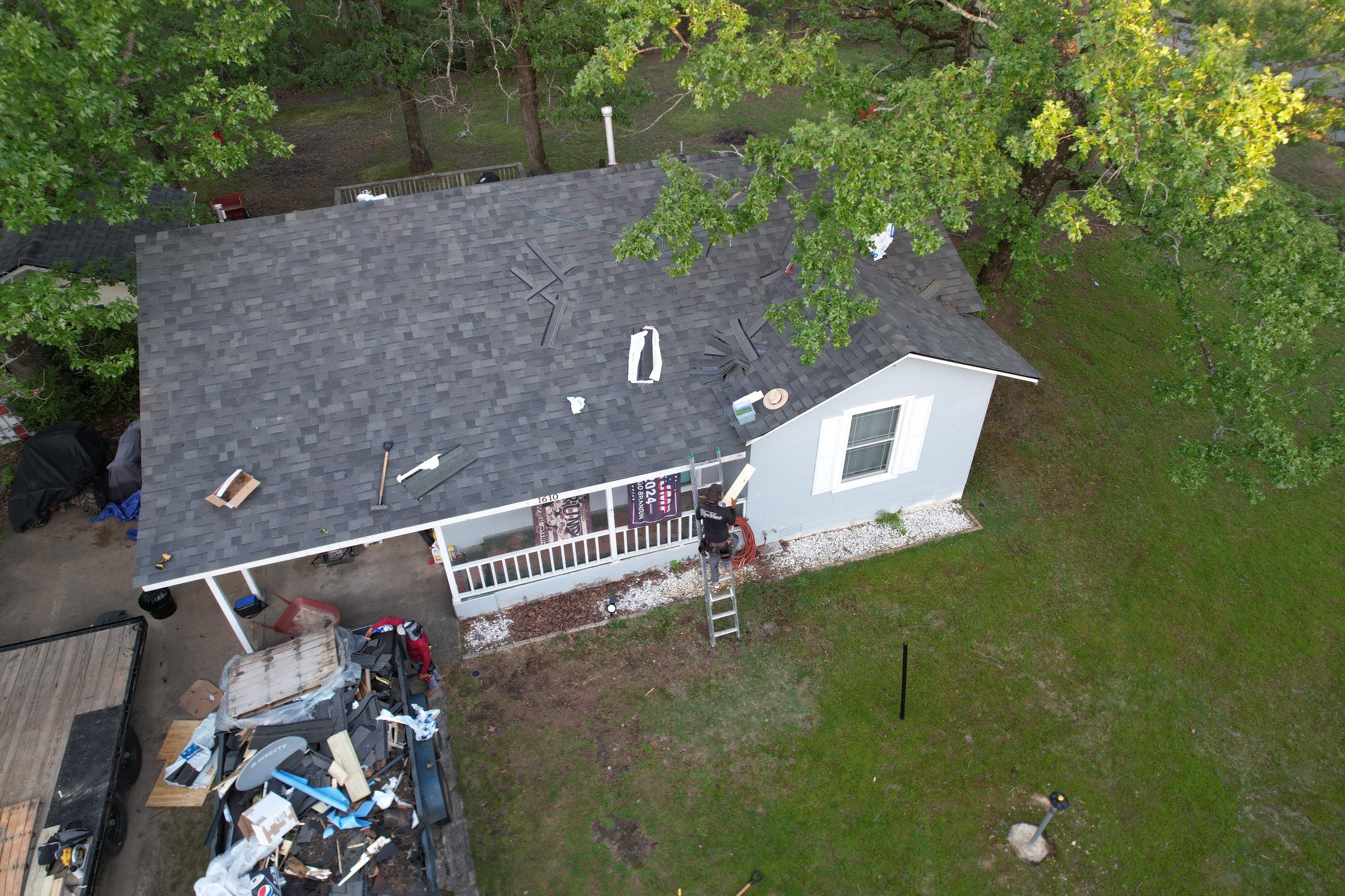Storm Restoration Reroof: 40 Year Impact Rated Architectural Shingle by Hostetler Roofing