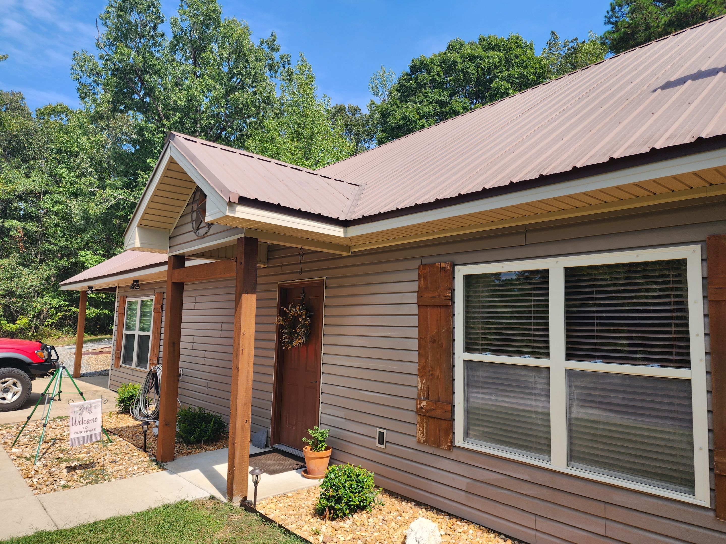 Residential Metal Roof Replacement using Reed's Metals: 26 GA. Standing Seam: Charcoal Grey by Hostetler Roofing