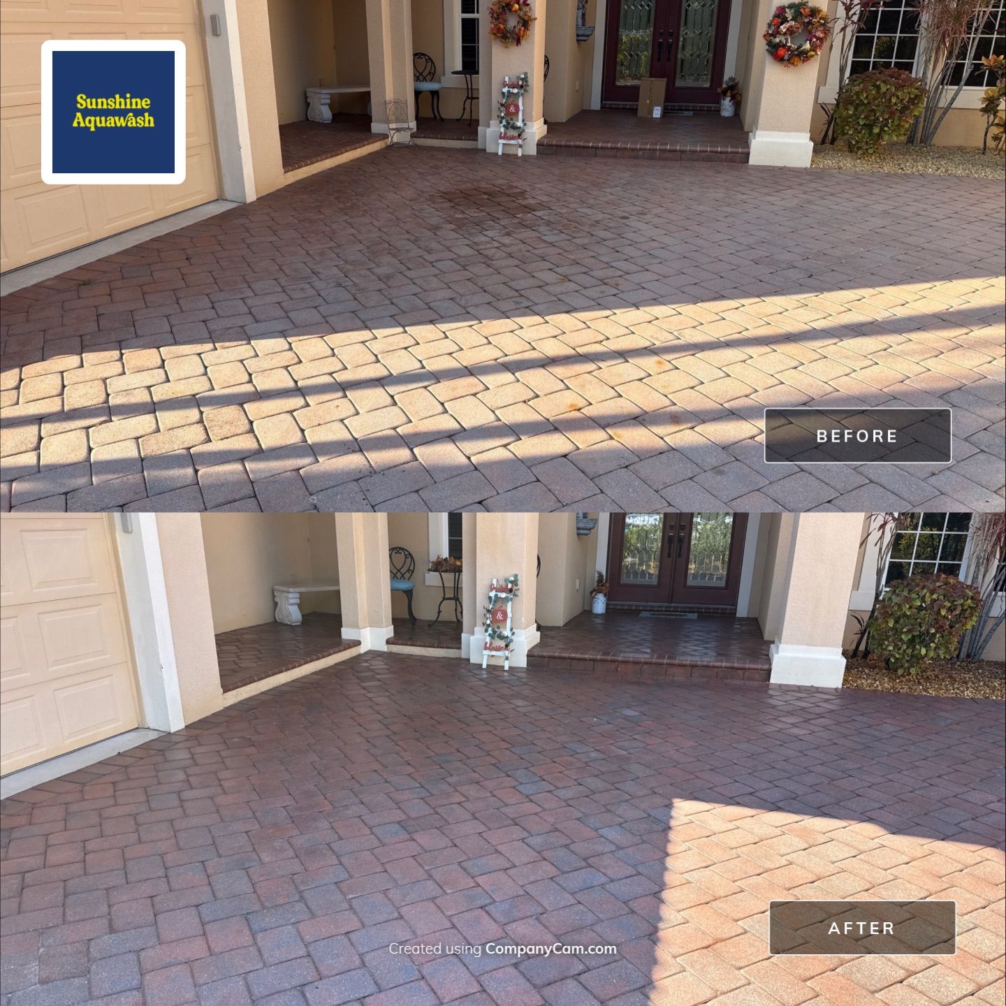 Tile Roof Cleaning & Oil Stain Removal | Tara River Place, Bradenton FL by Sunshine AquaWash
