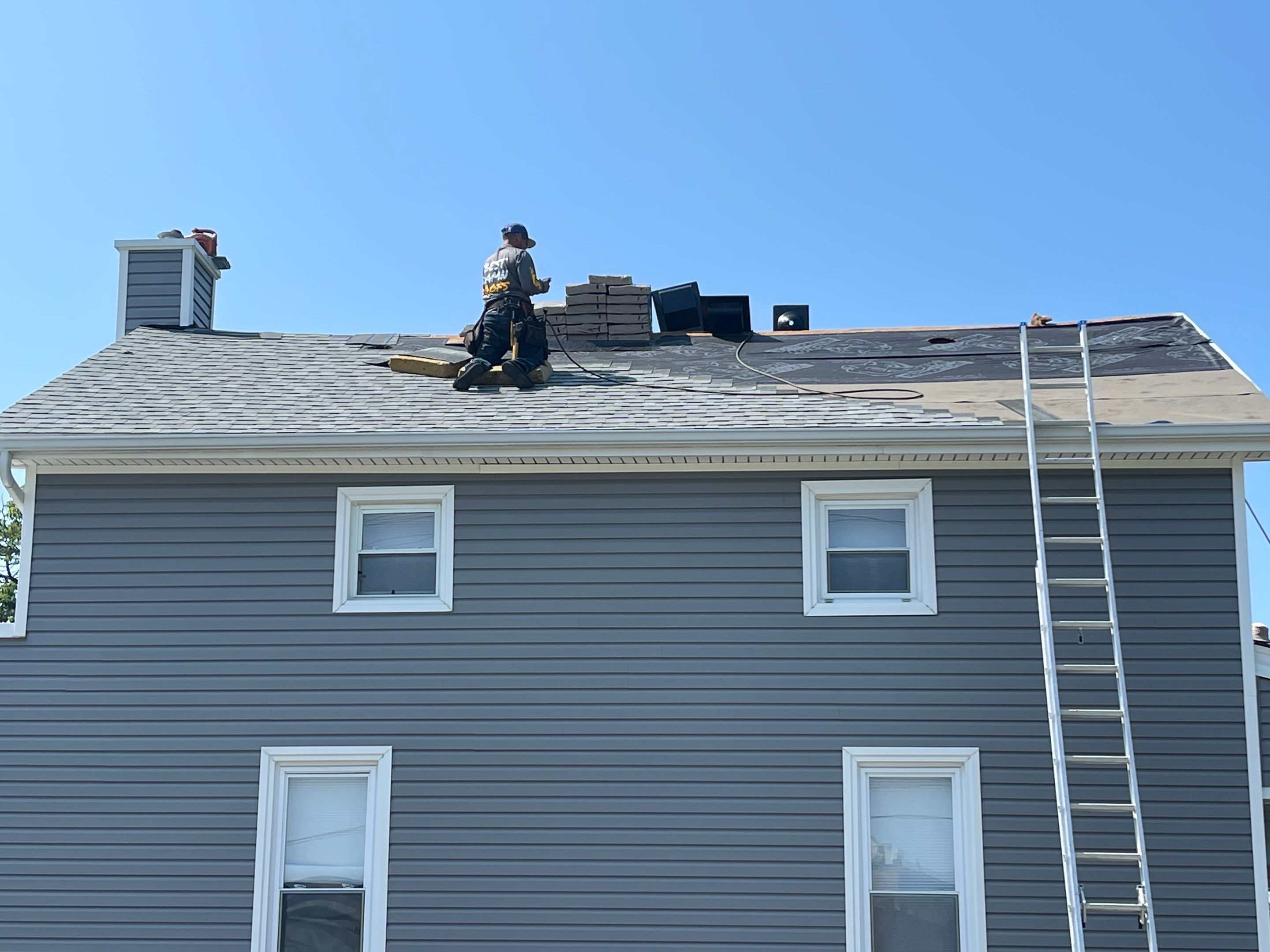 Residential Roofing Installation using Certainteed Landmark - Cobble Stone by JNR Roofing LLC