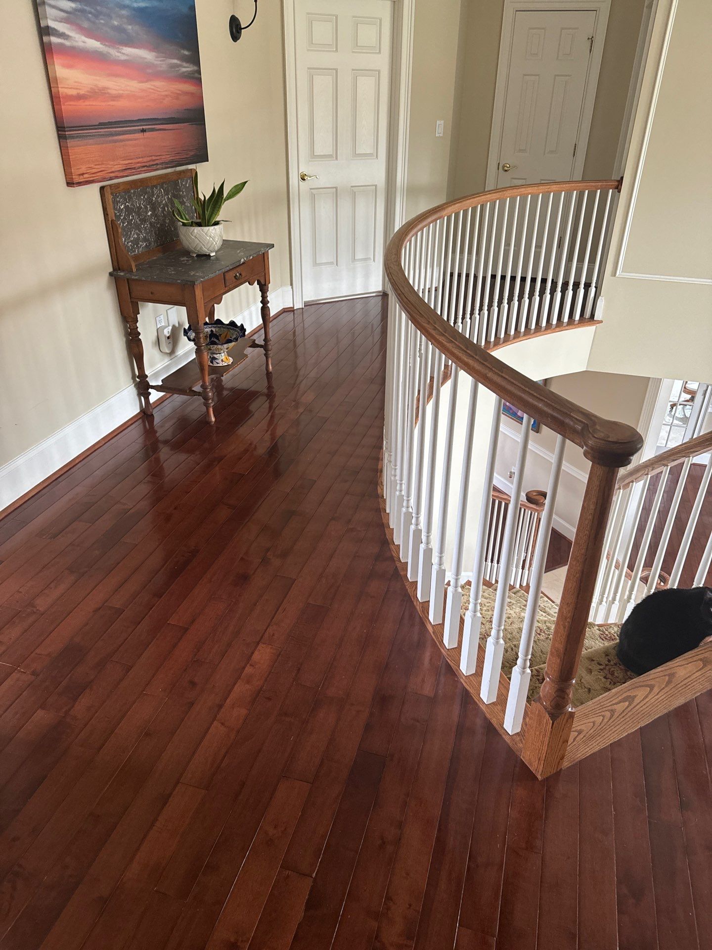 Prefinished Maple transformation by Ann Arbor Hardwoods 