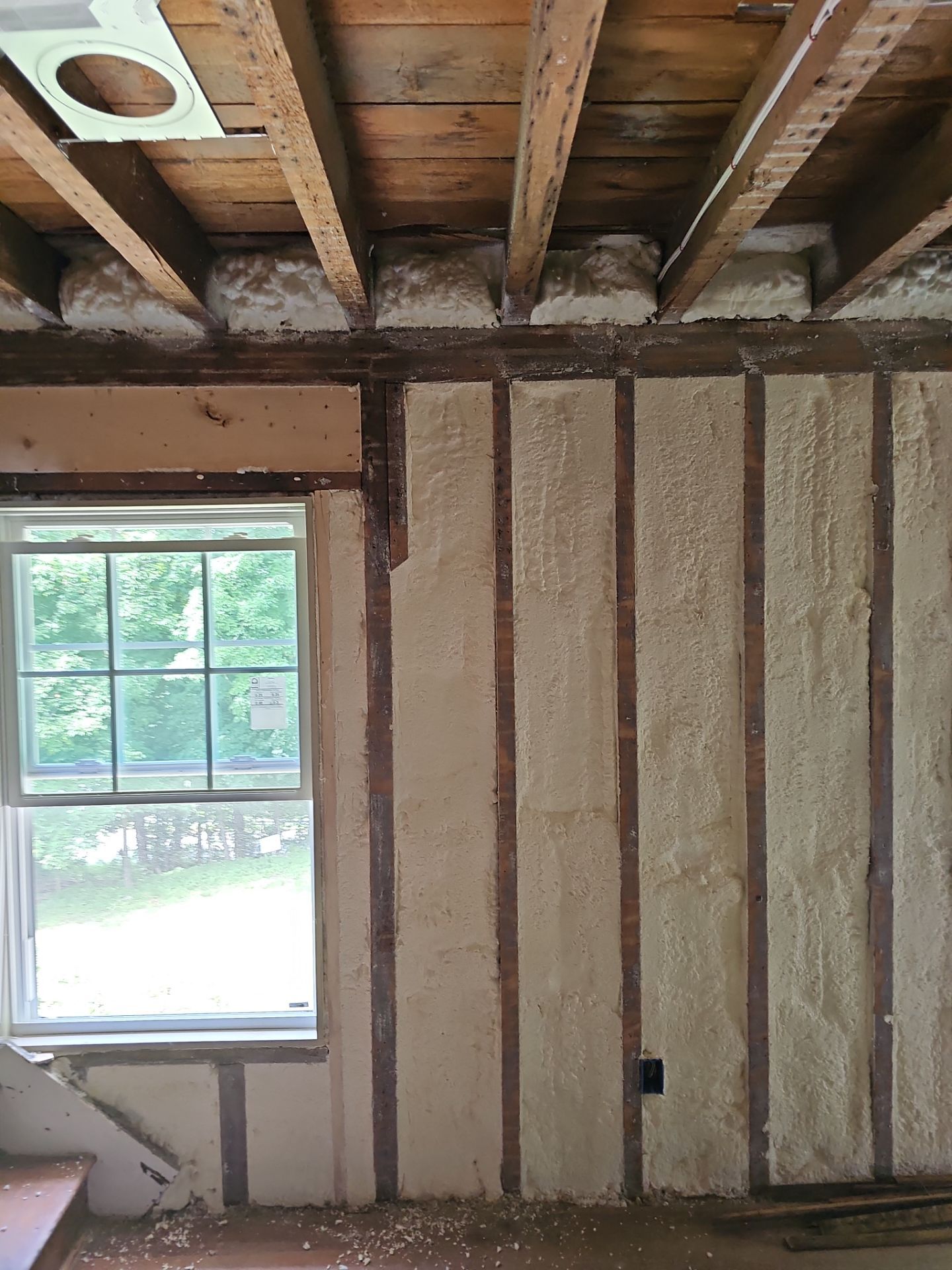 Home Remodel using Closed Cell Spray Foam by NYS Foam & Energy