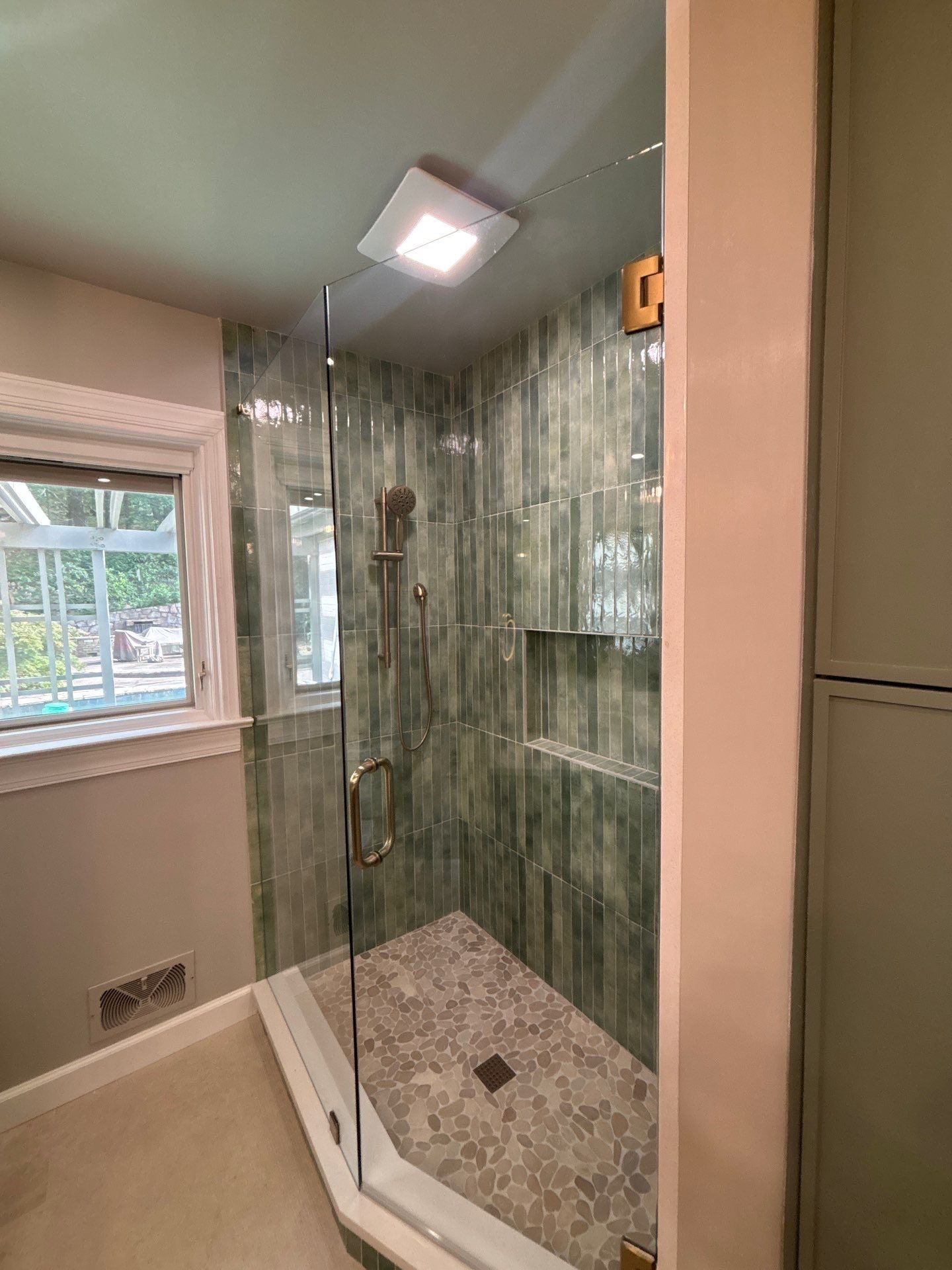 Finished Tiled Bathrooms by Next Step Contracting