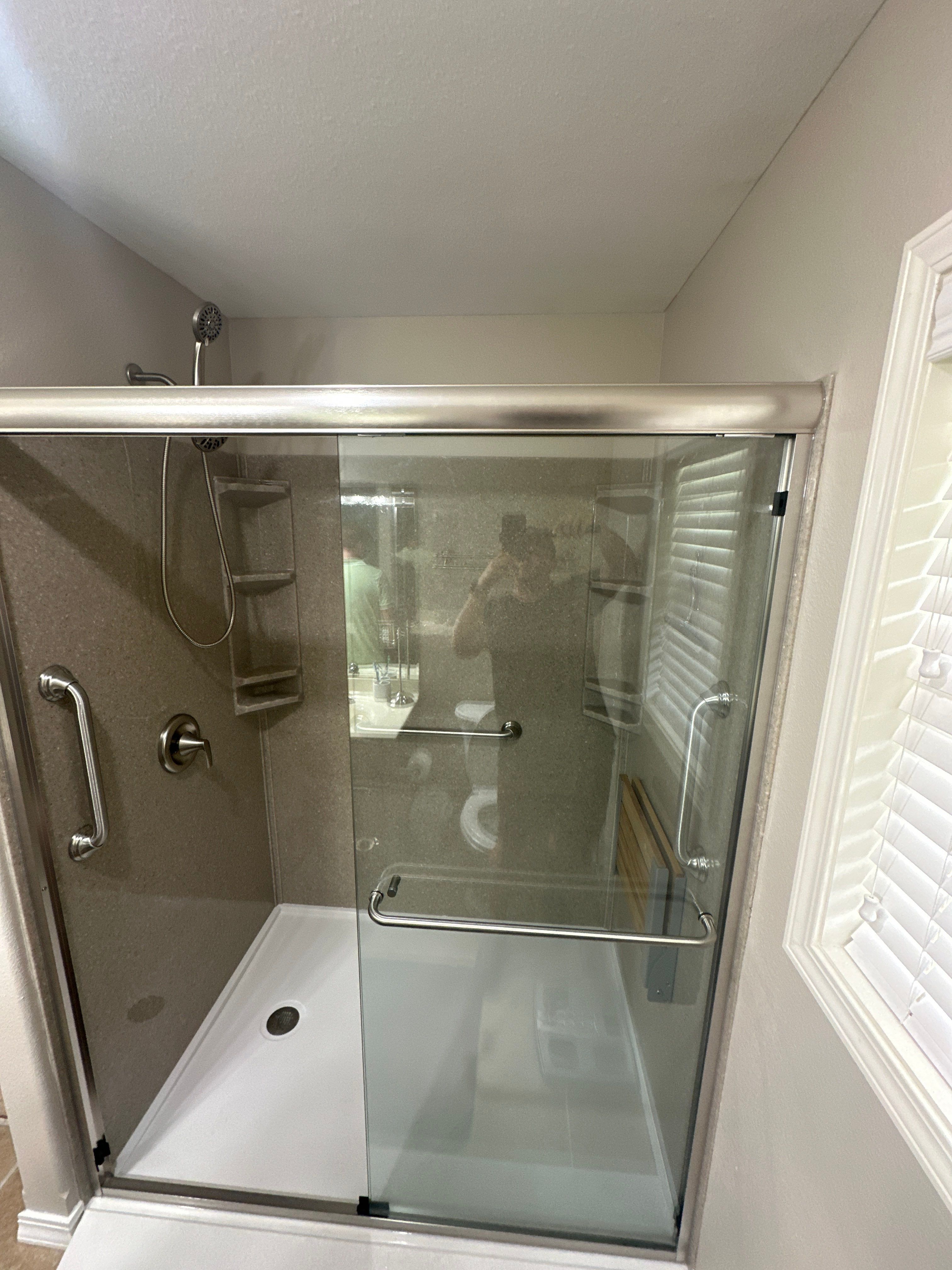 Master Bathroom Remodel for Retired Veteran by Kitchen Works LLC