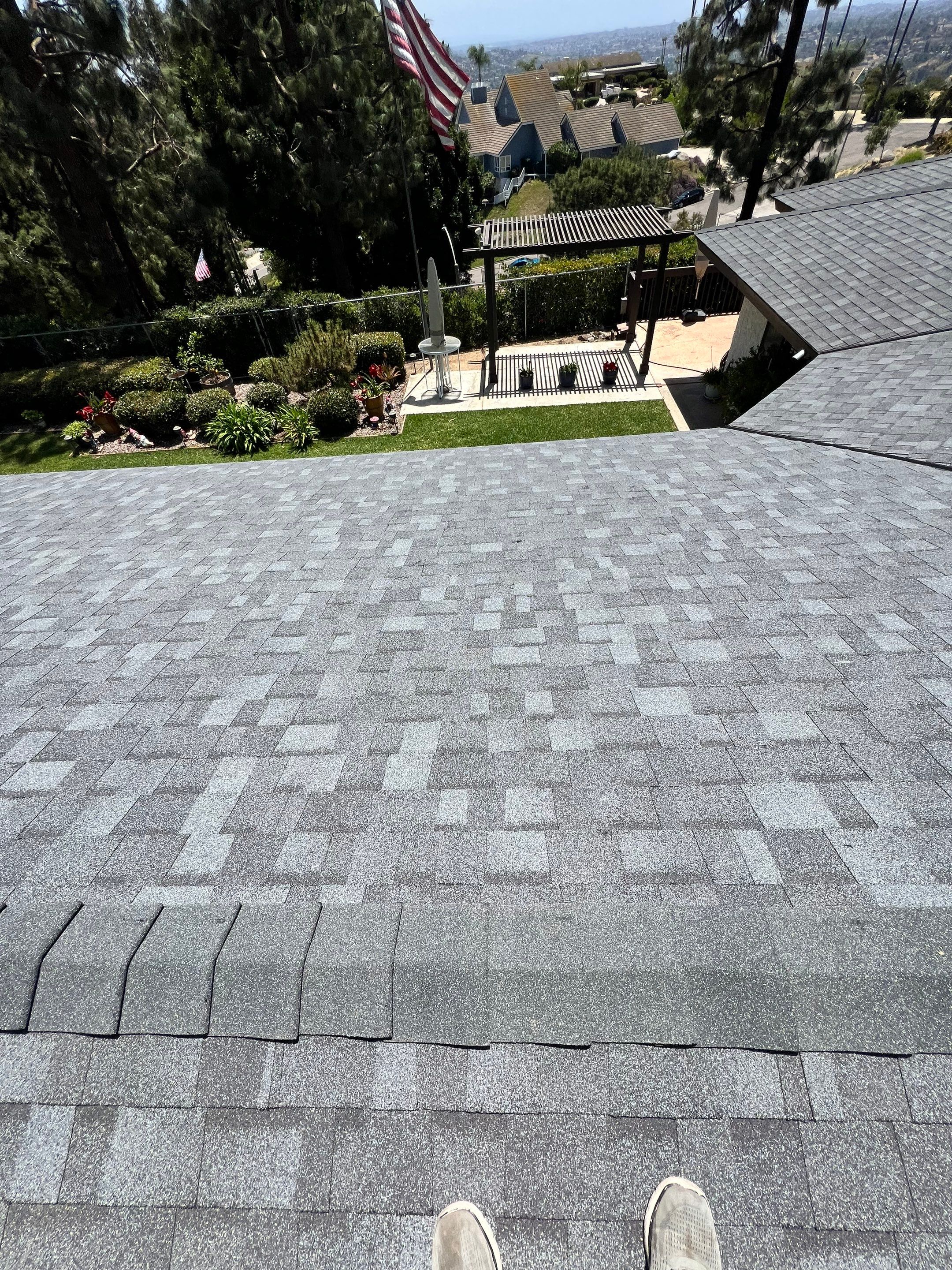 Title 24 Compliant Residential Cool Roof Replacement in La Mesa by Reliable Roofing San Diego Inc.