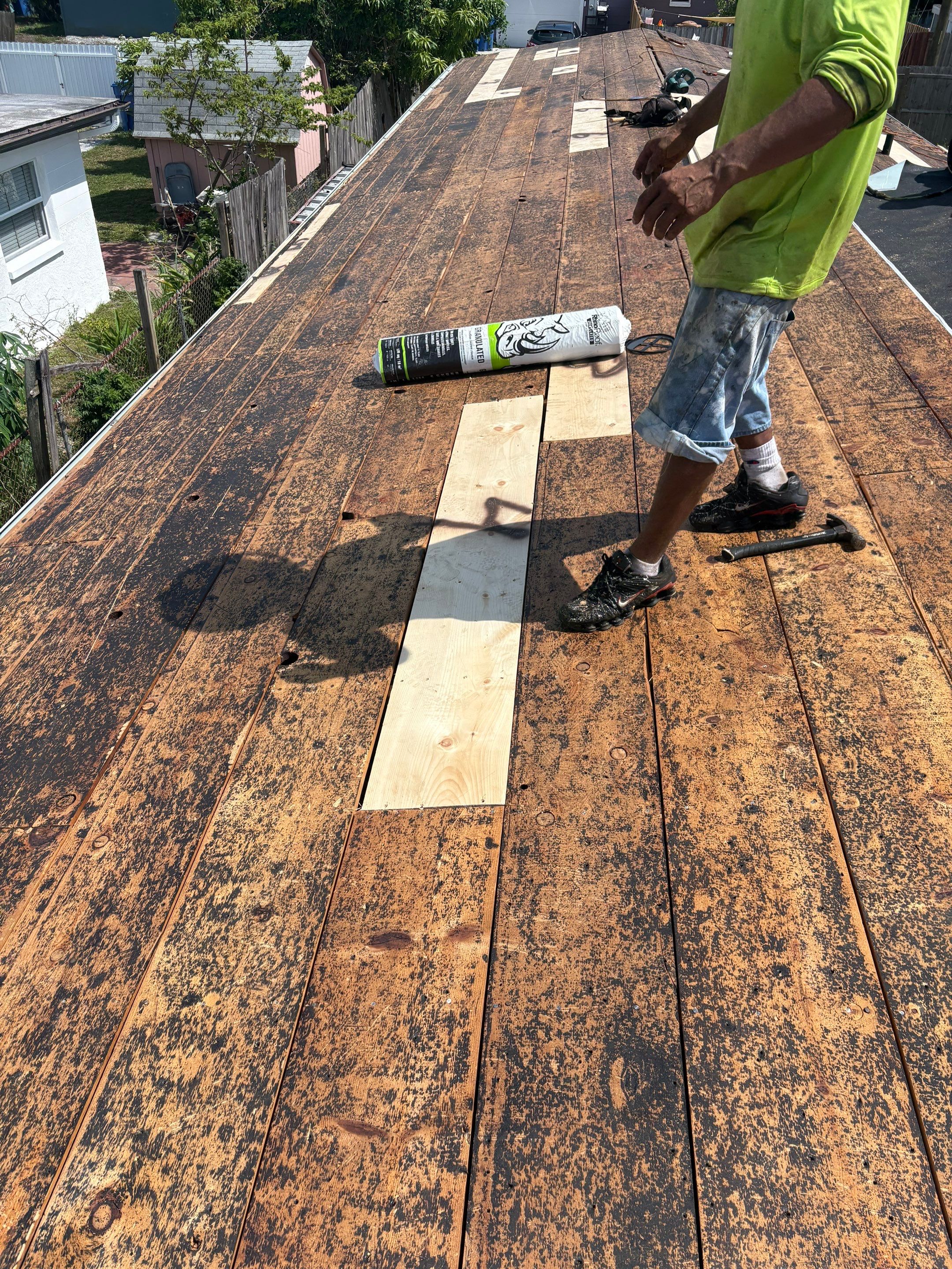 Project in St. Petersburg 33713 by Mitchell Roofing Company LLC 