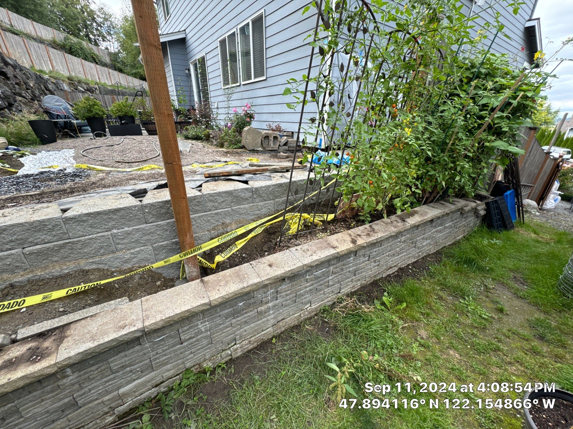 Jireh Outdoor Projects | Concrete Stair Repair and Retaining Wall by Jireh Asphalt & Concrete Inc 