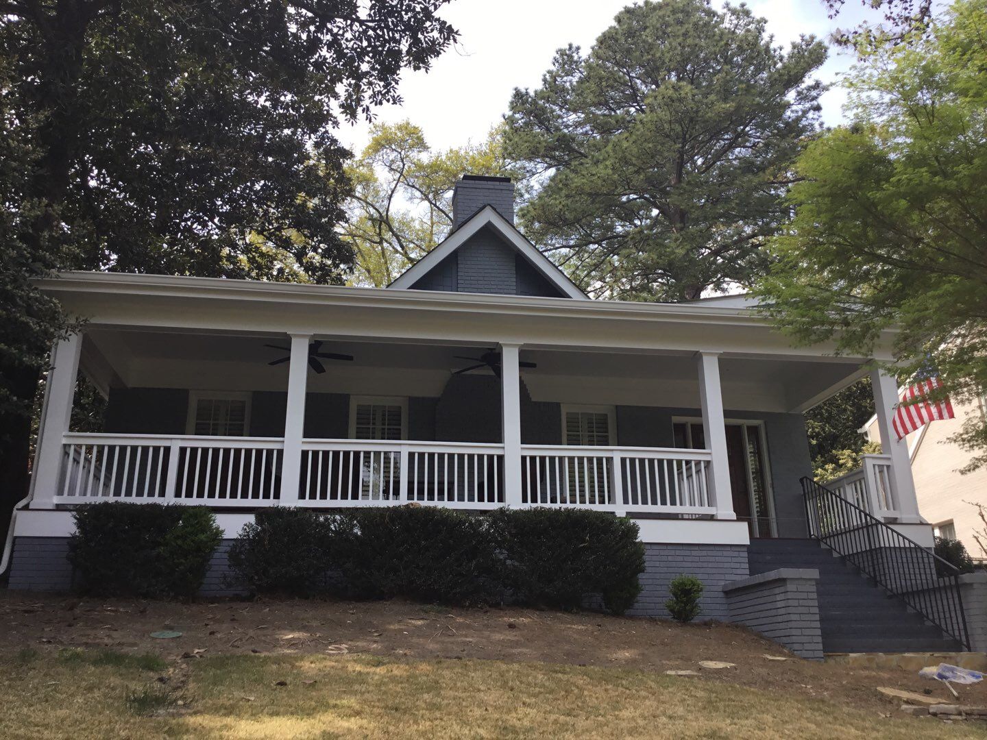 Custom Shingle Siding Installation and Brick Painting in Atlanta by Swift Home Renovations