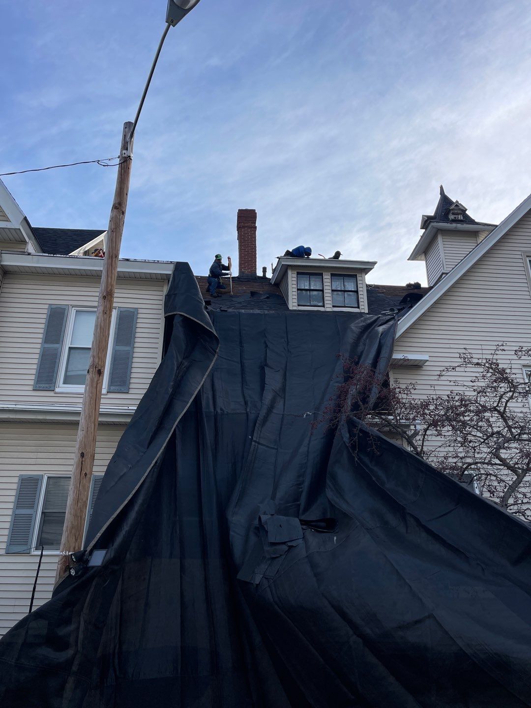 Residential Roofing Installation using GAF Timberline HDZ by Sensible Home Solutions