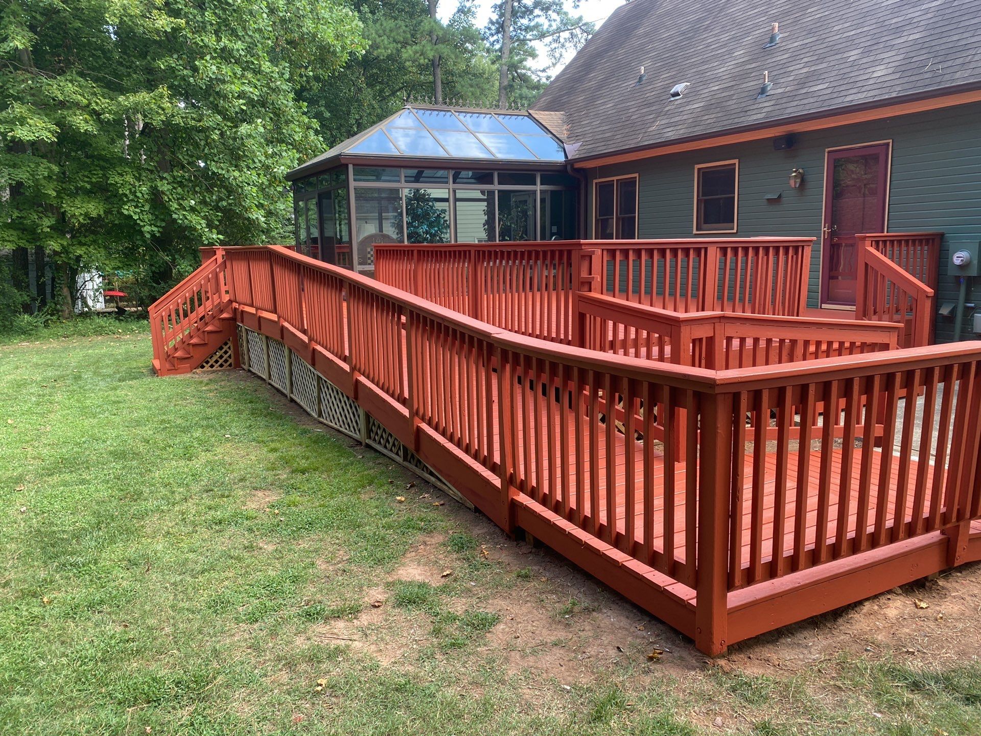 Weathered Deck using AcryFin by DuraSeal