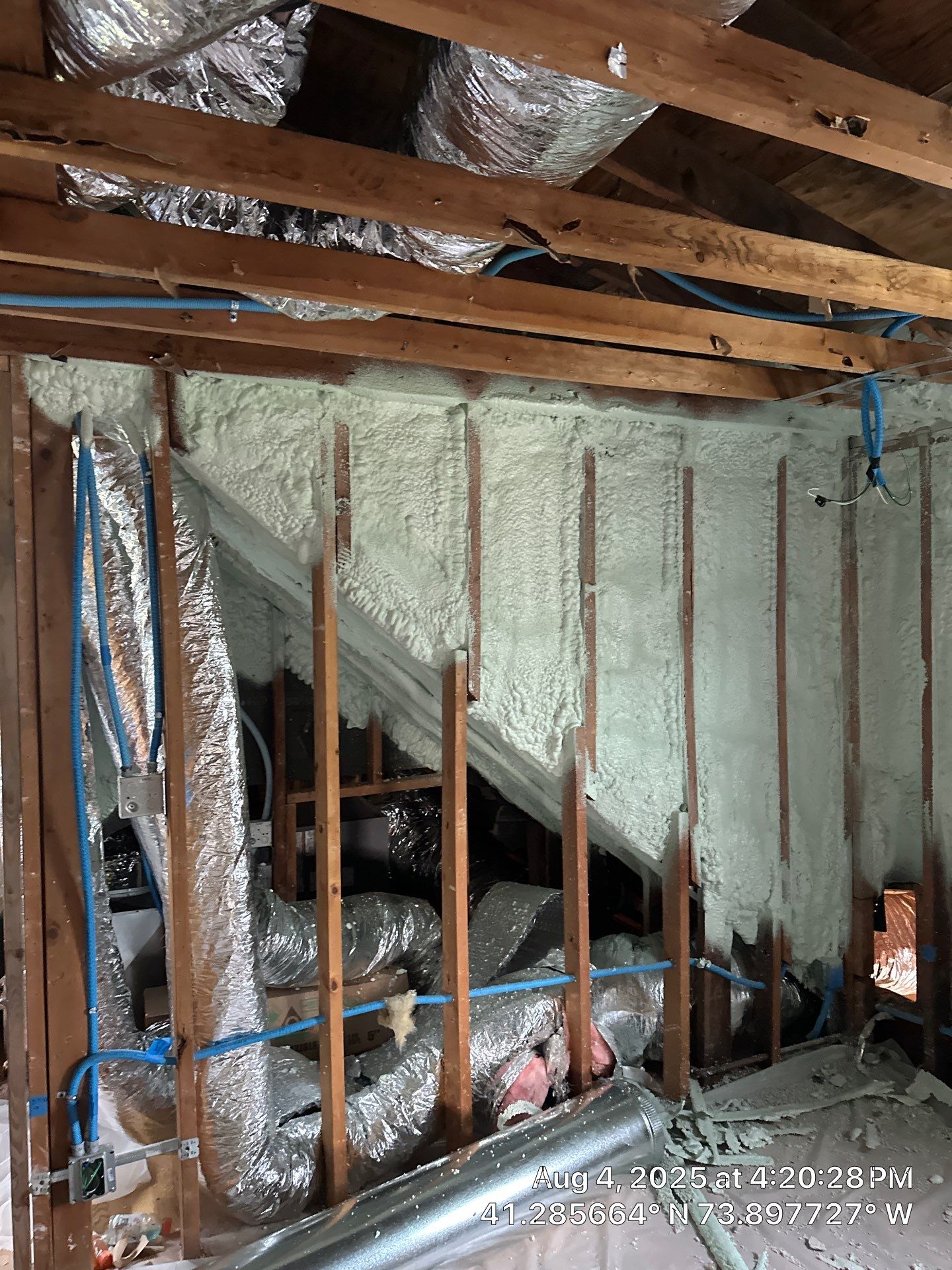 Home Remodel using Closed Cell Spray Foam by NYS Foam & Energy