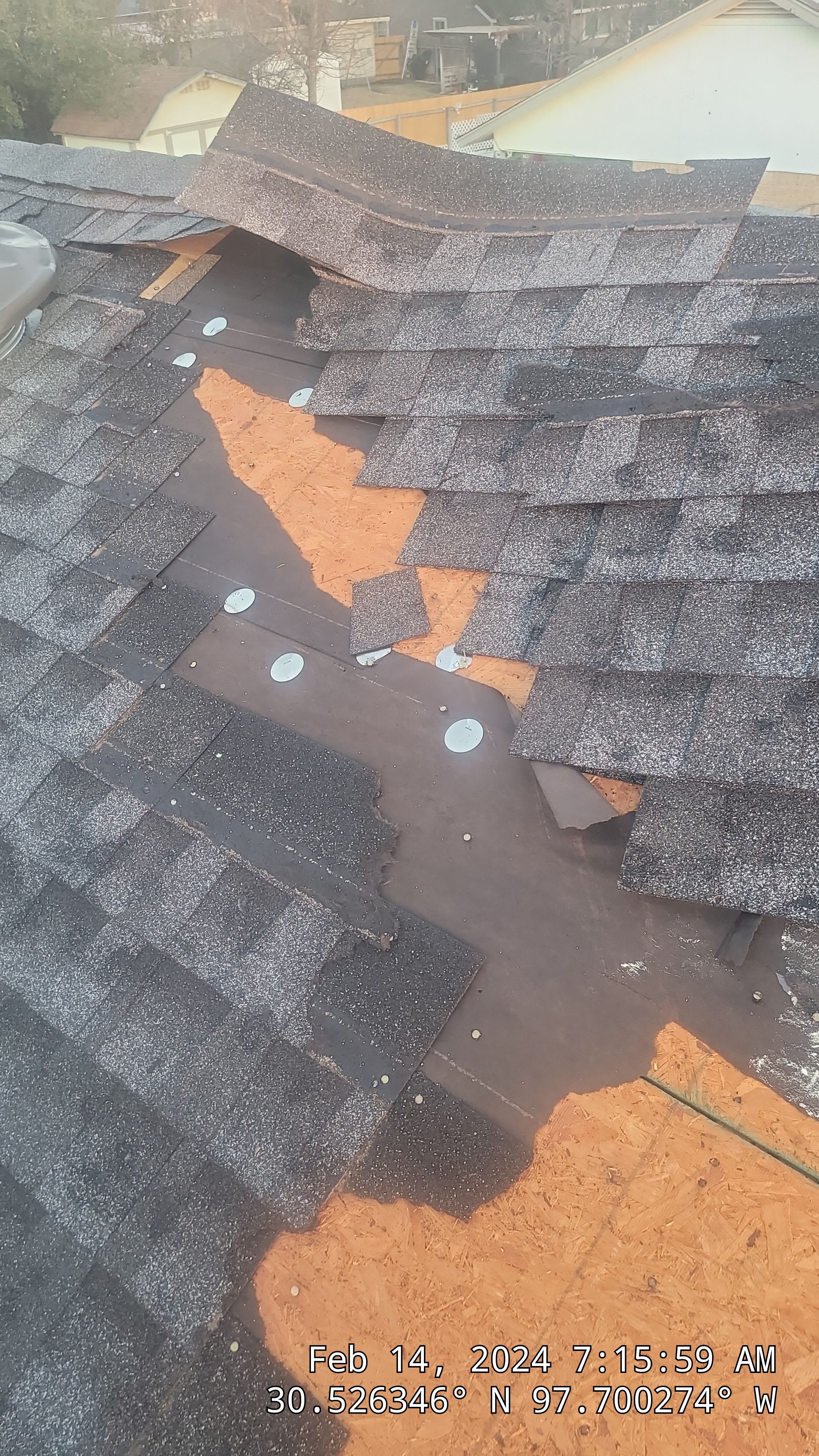 Asphalt Shingle Roof Replacement and Attic Vent Installation in Round Rock by Caliber Restoration LLC