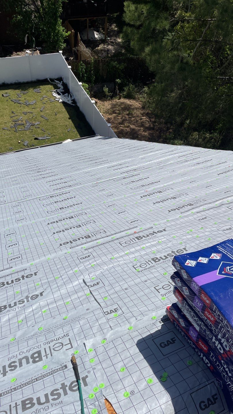 Residential Roofing Installation using Roof Replacement by American Roofing & Construction LLC