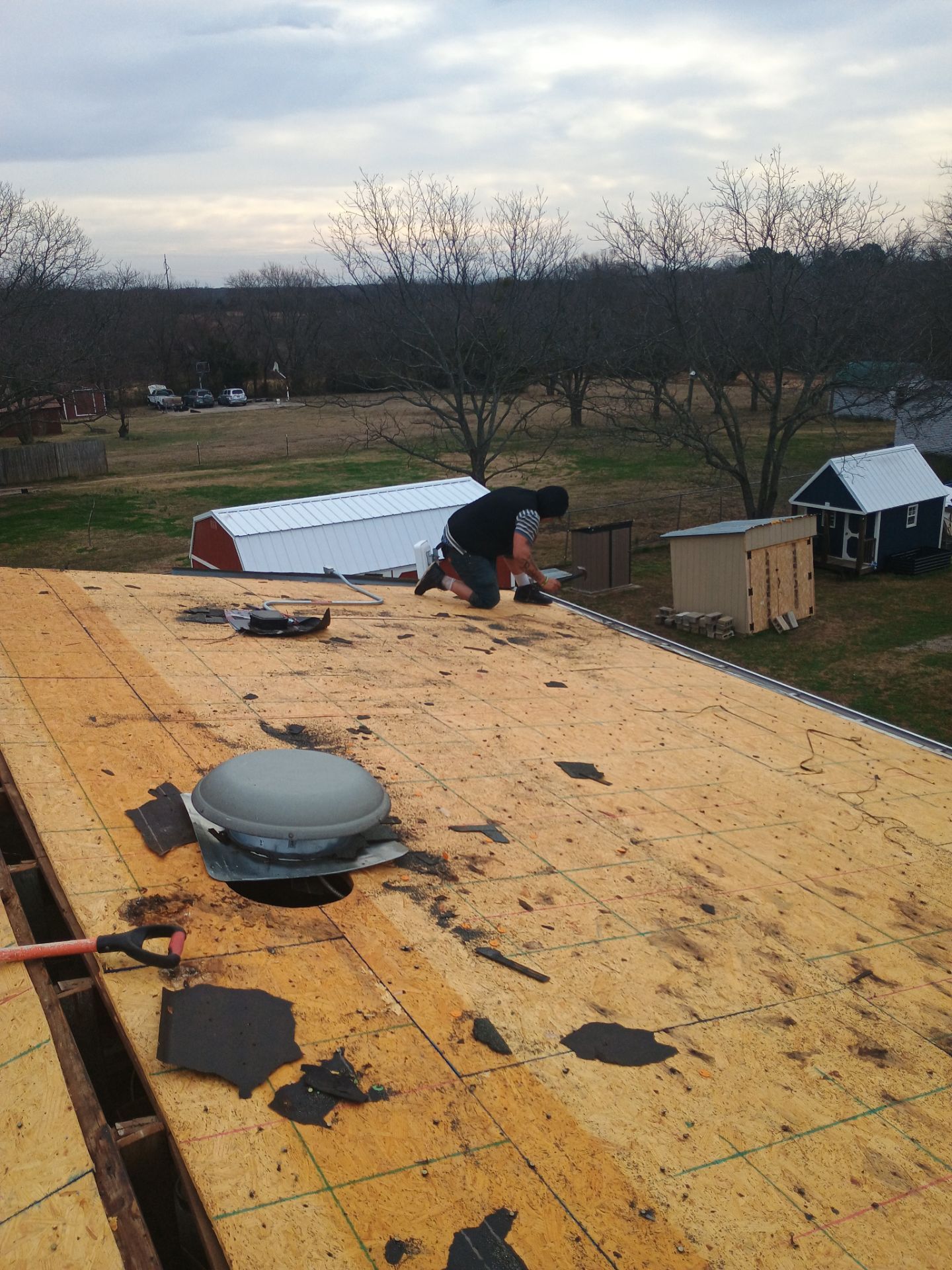 Residential Roof Replacement and Solar Detach and Reset in Ardmore by BANA Roofing and Solar Supply