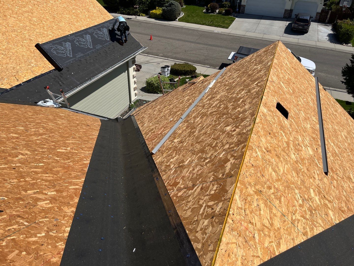 Meridian ID Residential Roofing Installation using Owens Corning by ID Roofing LLC