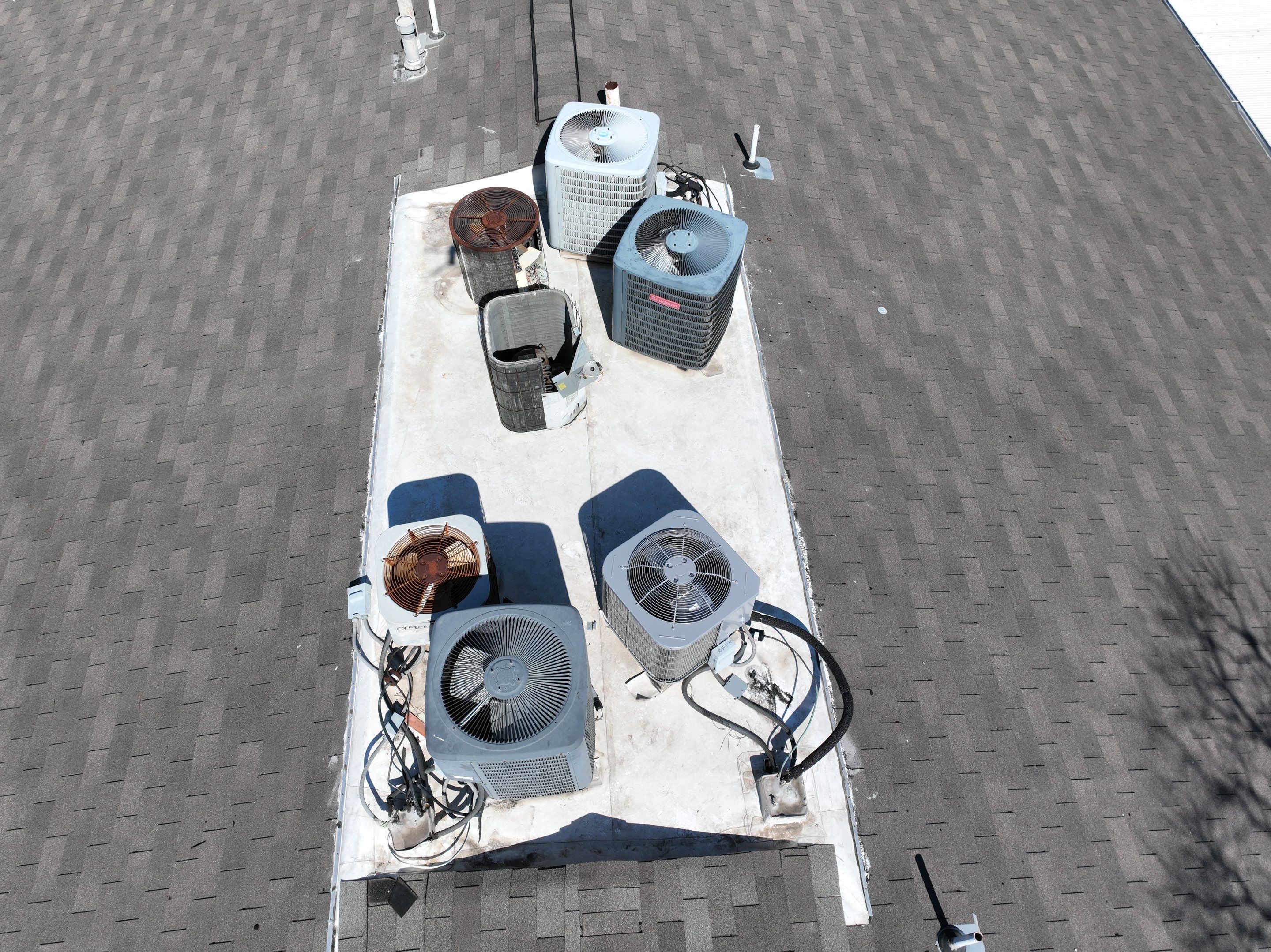 Commercial Roof Inspection using Drone Inspection by Premier Roofing and Contracting