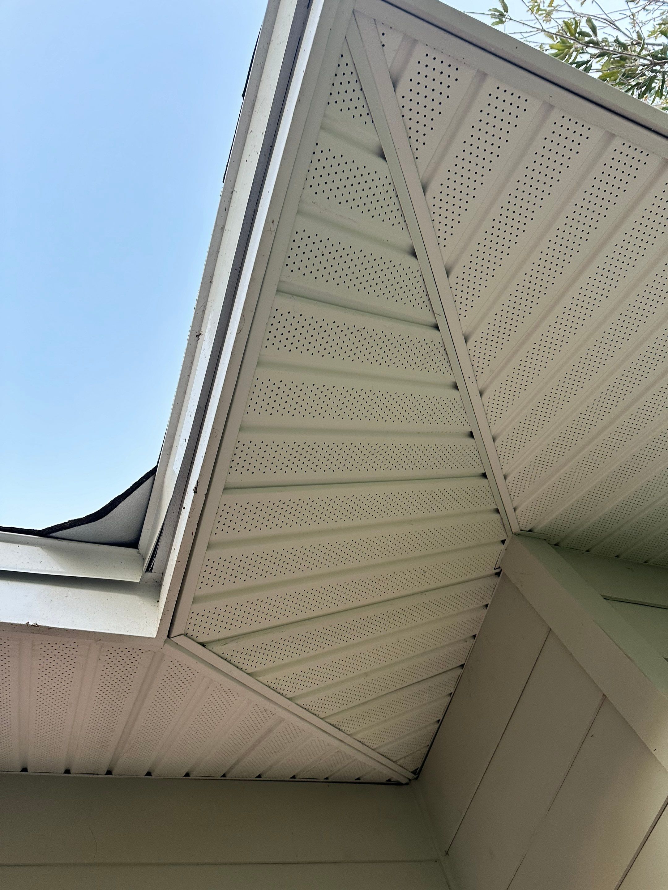 Replace All Soffit in the House in Sarasota FL by Gutter Professors