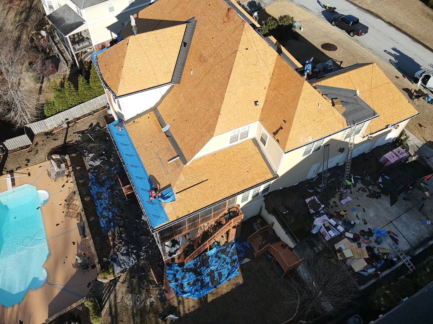 Residential Roofing Installation using Owens Corning by Inspector Roofing and Restoration