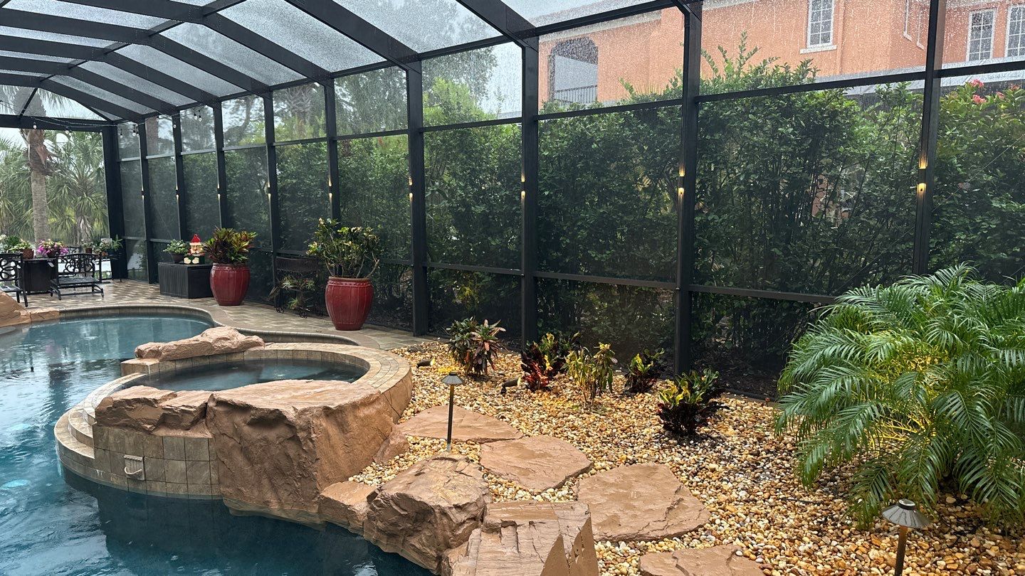 Interior Lanai Lighting  by Illuminate Landscape Designs