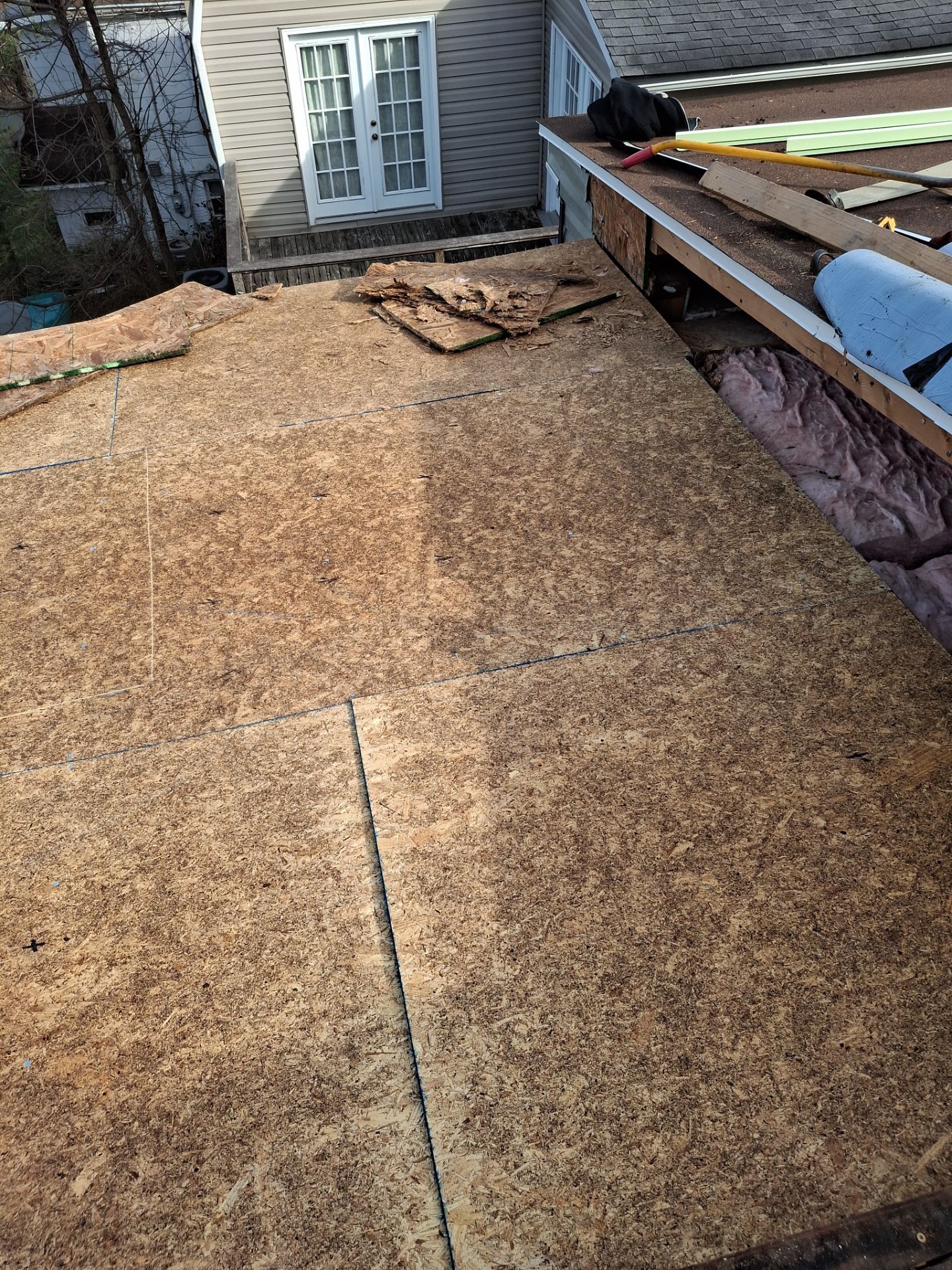 Residential Roofing Installation using GAF TImberline HDZ Hickory by Rainstoppers Roofing