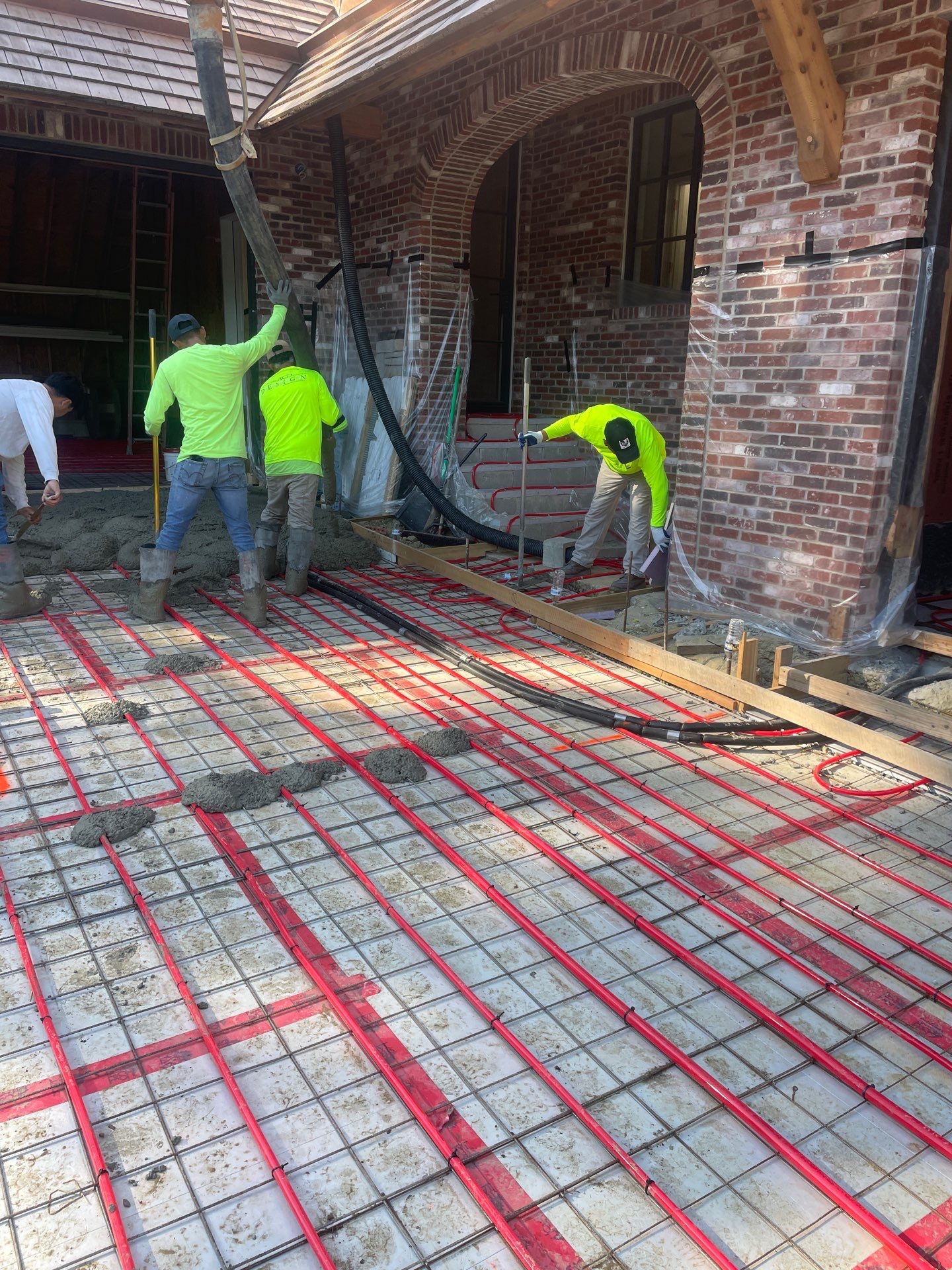 Exposed Aggregate Driveway in Haddonfield NJ by Architectural Concrete Design