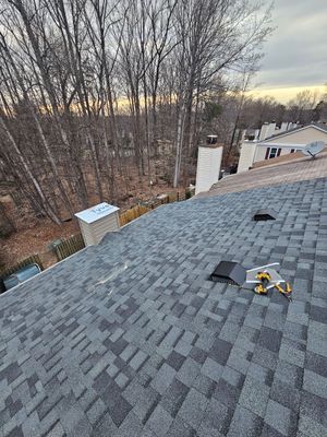 Siding and Chimn