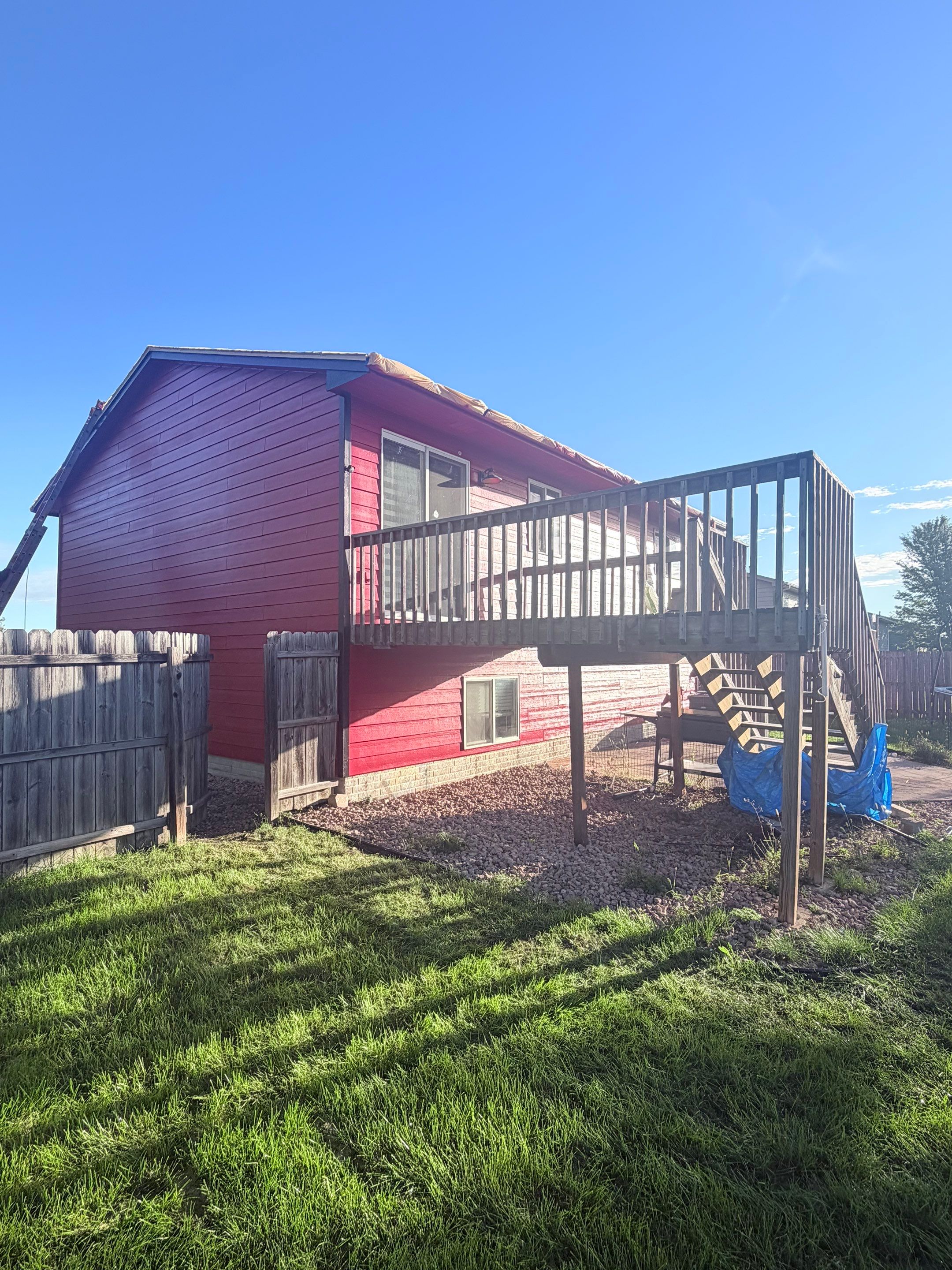 Full Exterior Painting and Wood Rot Repair in Harrisburg by Select Painting, Coatings & Garage Cabinets