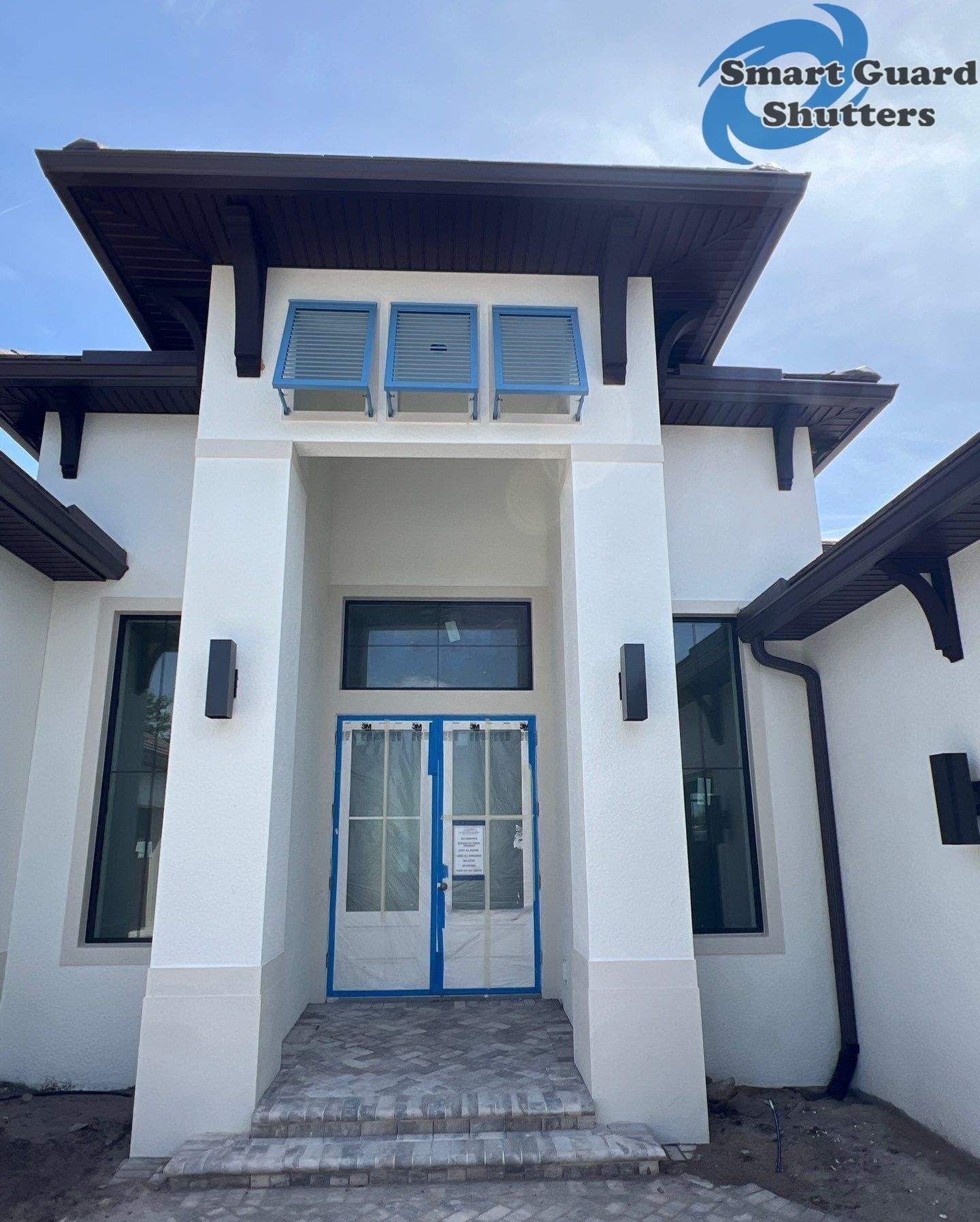 Decorative Bahamas in Pastel Blue by Smart Guard Shutters