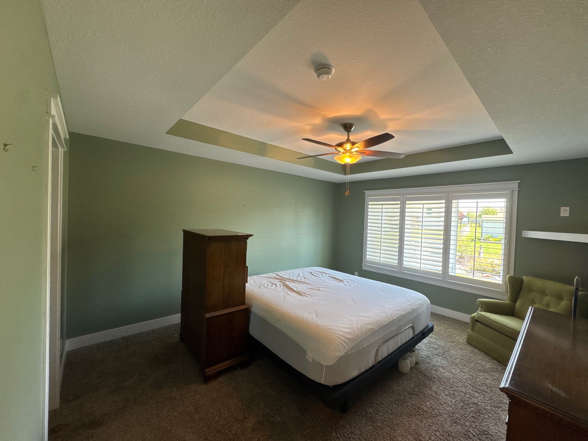 Residential Interior Repaint Color Change on Walls and Cabinets by Midwest Paint LLC