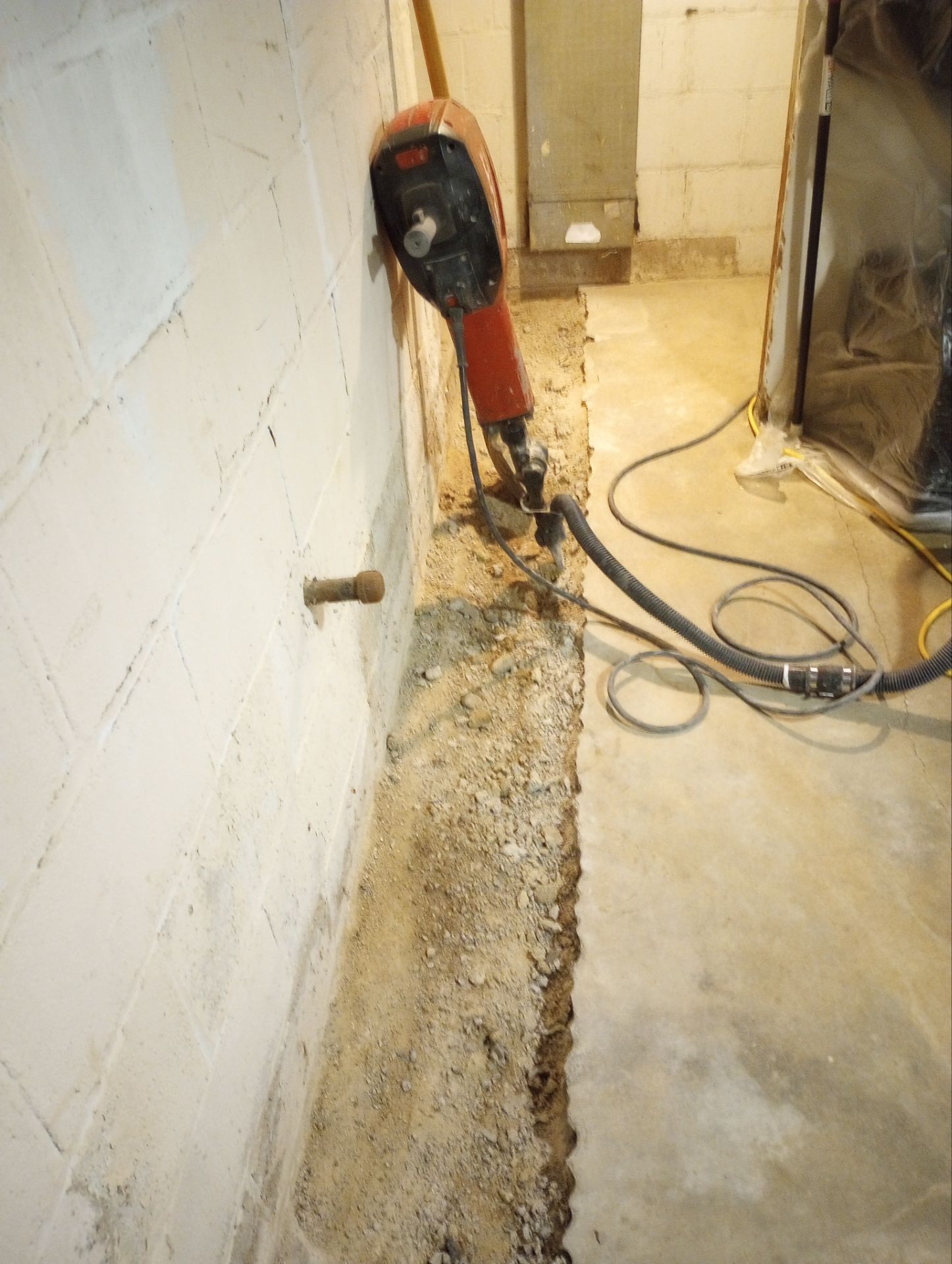 South Minneapolis Drain Tile by Waterproofing Northeast