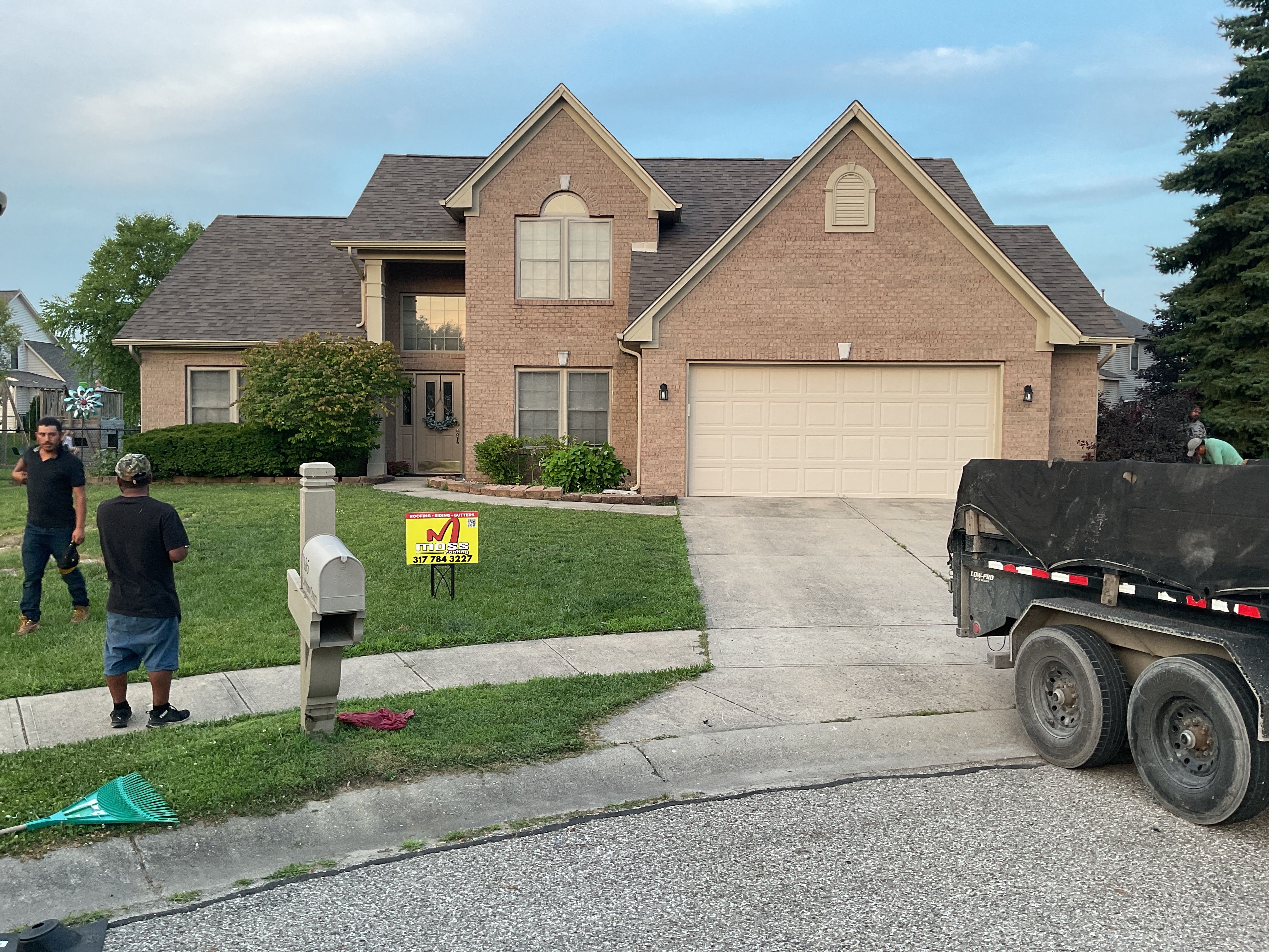 Project in Greenwood by Moss Roofing