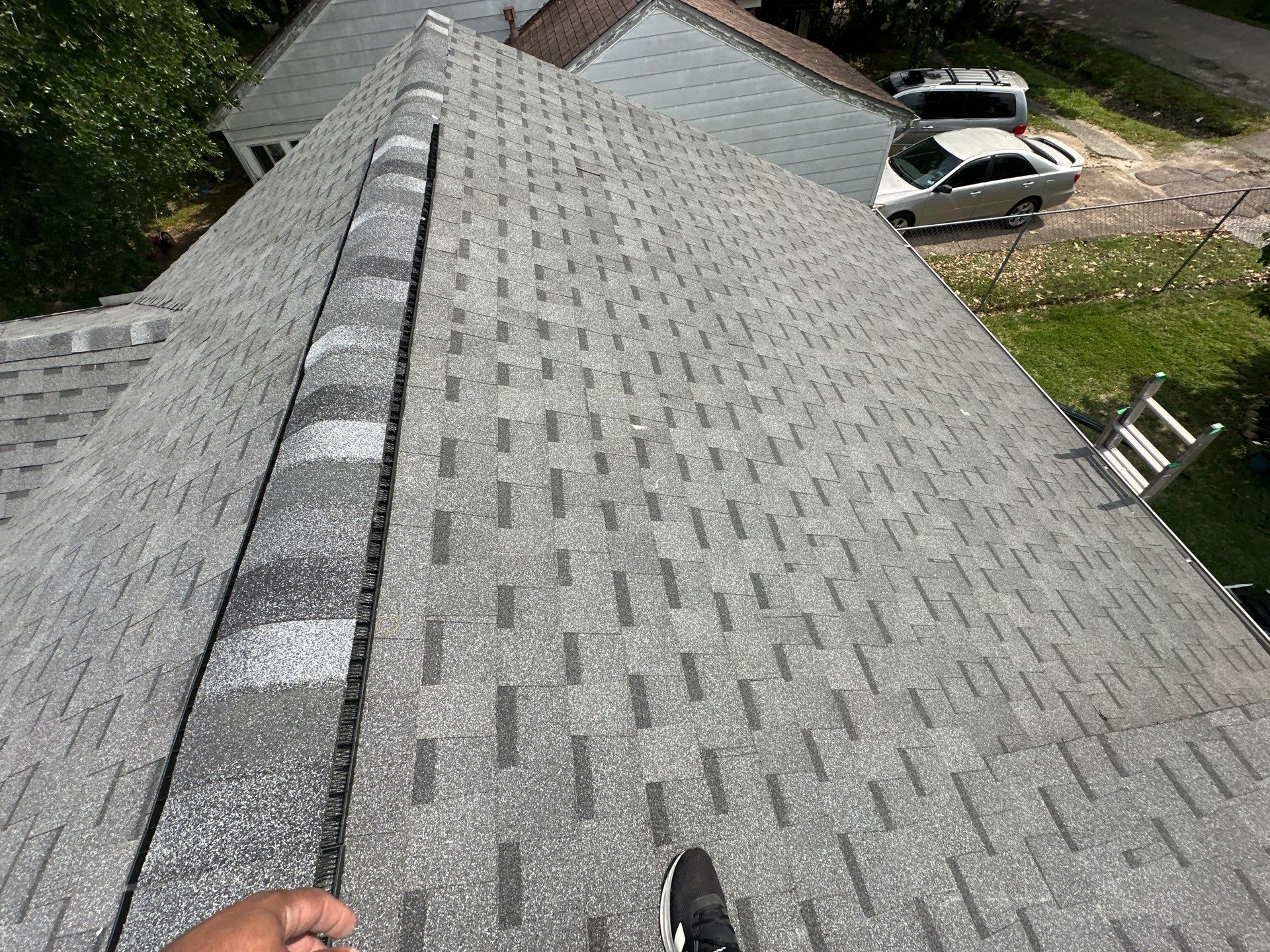 Aging Roof Renewed with Architectural Shingles — Houston, TX by PL Roofing & SB Roofing, LLC.