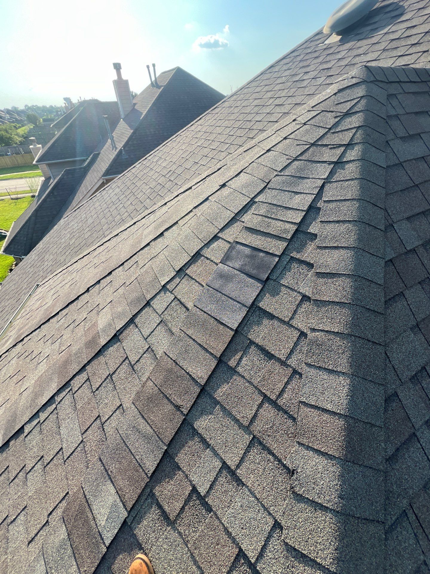 Hail Damage using Owen's Corning Duration (Lifetime) Shingles by Roof Repair Services LLC