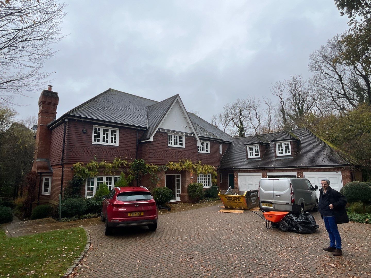 Roof Cleaning and Biocide Treatment using Honda 15lpm Low Pressure Washing Machine by Ges Exterior Cleaning ltd