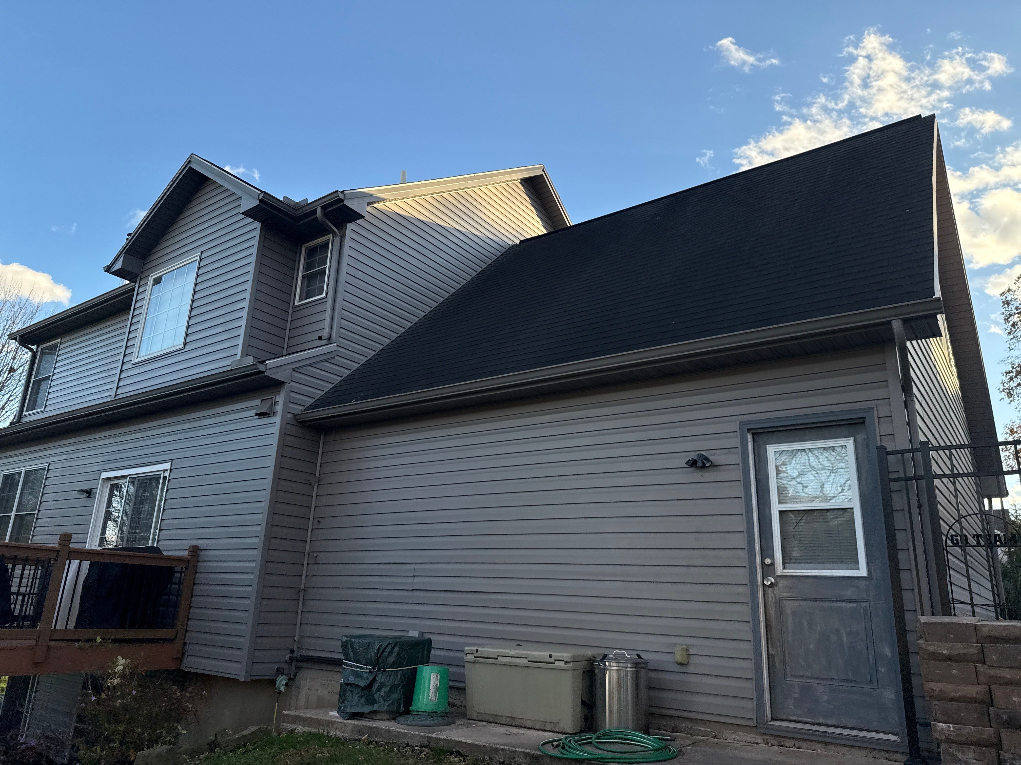 Metal roof replacement by Esh Builders