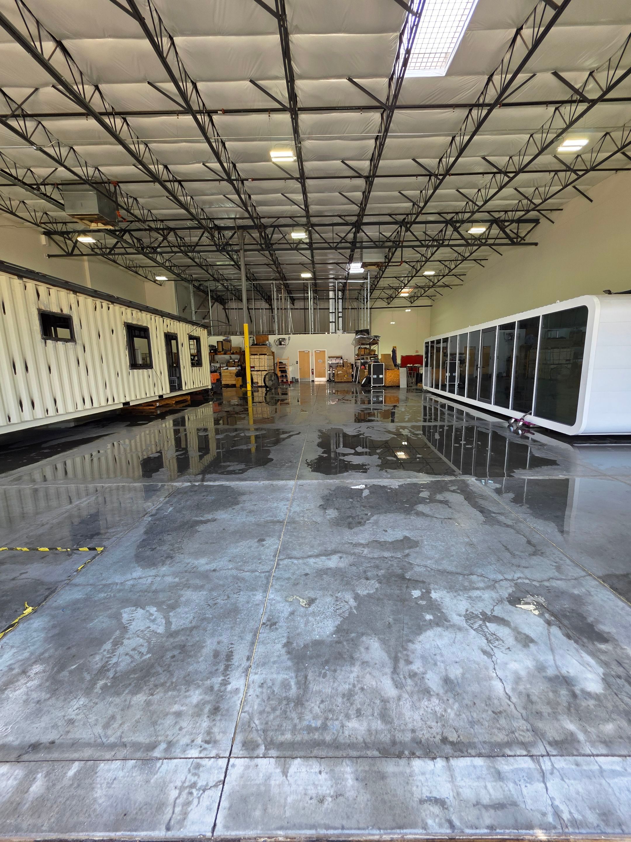 Hogue Mobile Welding Warehouse Floor Cleaning & Paint Removal | Phoenix, AZ 85027 by Patriot Power Washing & Sanitation