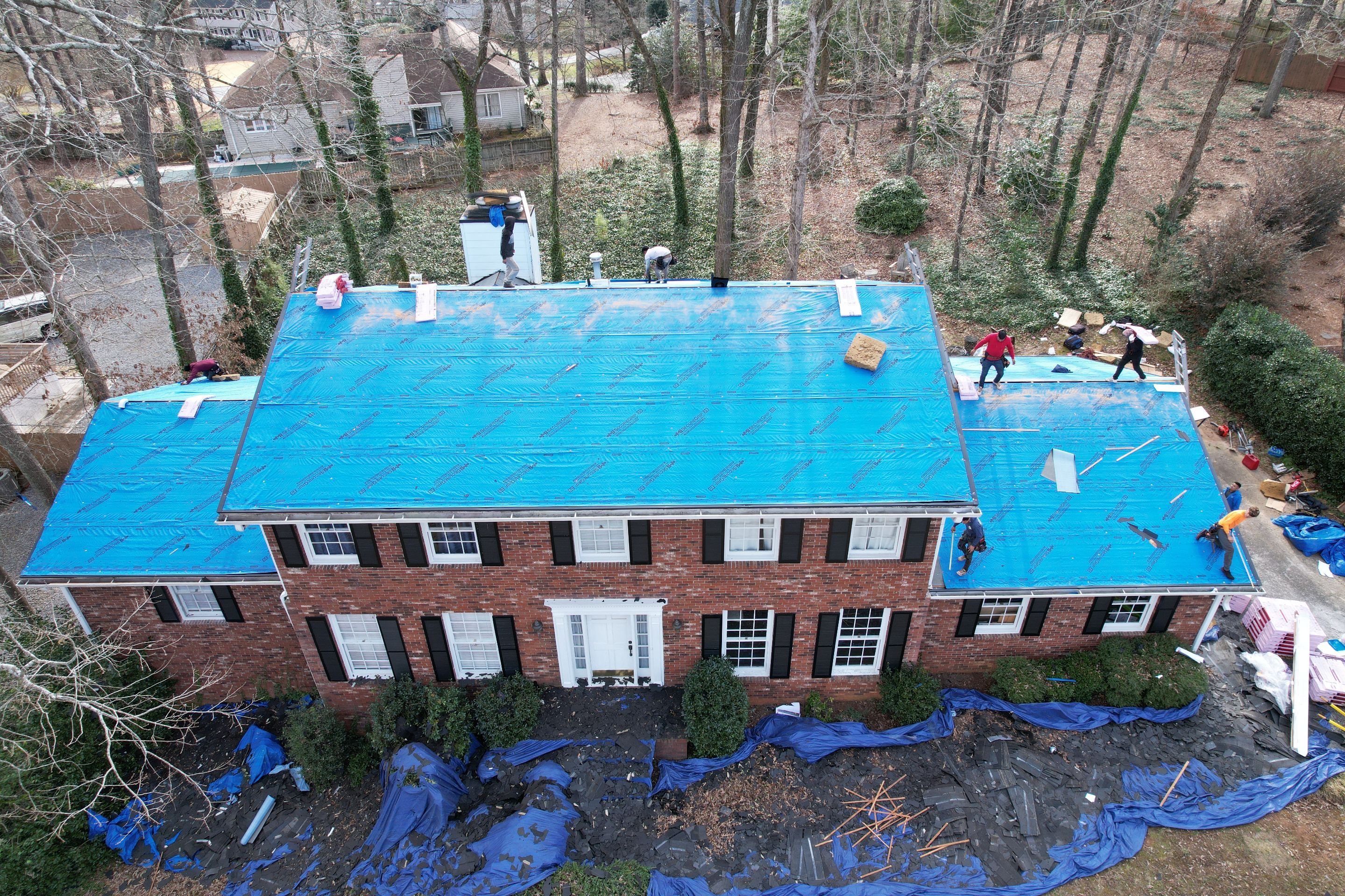 Residential Roofing Installation using Owens Corning by Inspector Roofing and Restoration