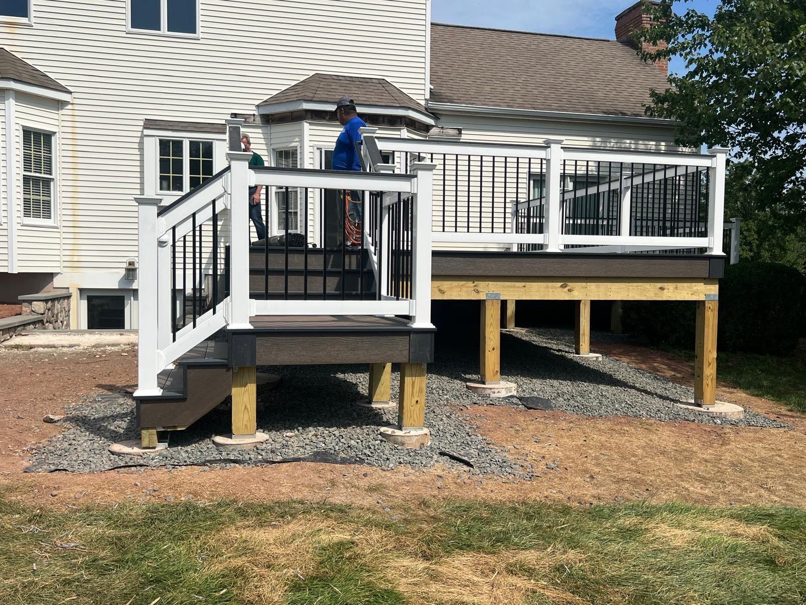 New Deck  in Readington Township by deck guardian